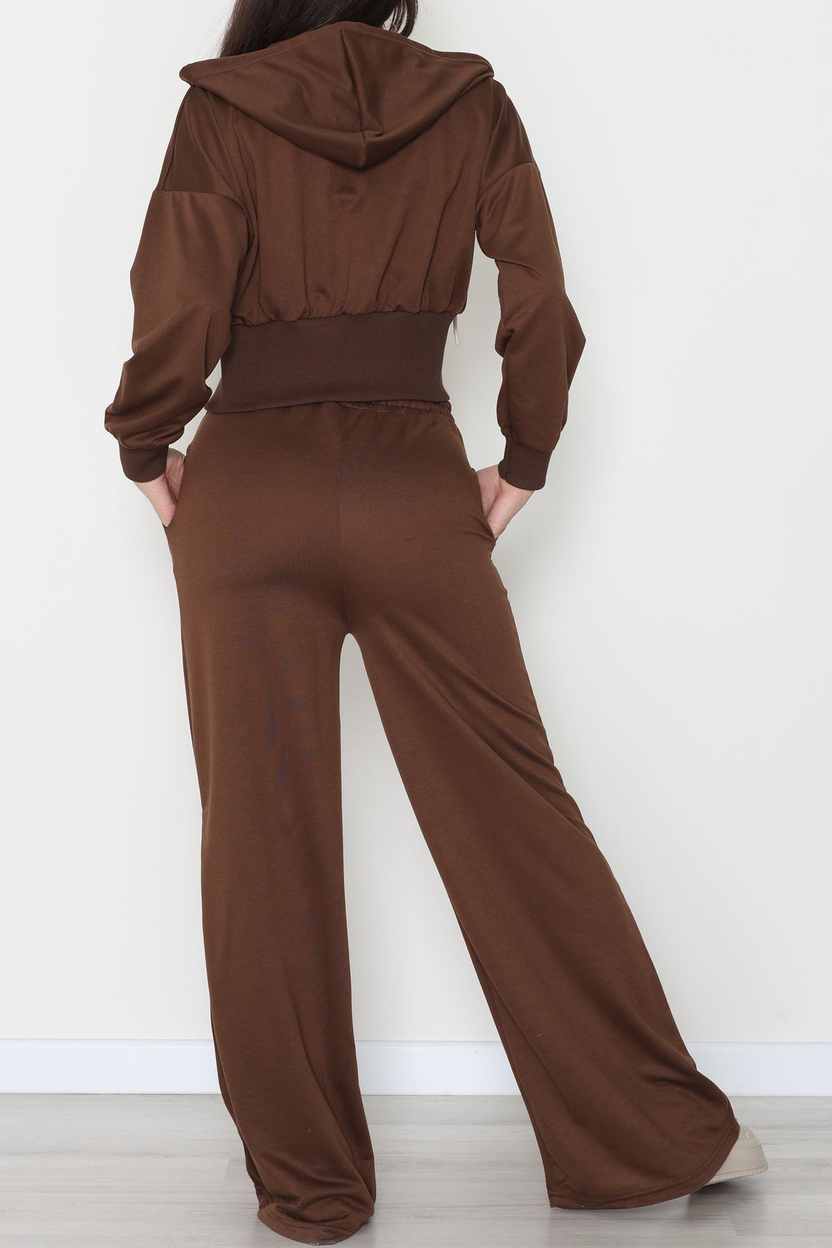 Keten Şertili 2 İplik Eşofman Takımı Kahvebej - 52079.1857.