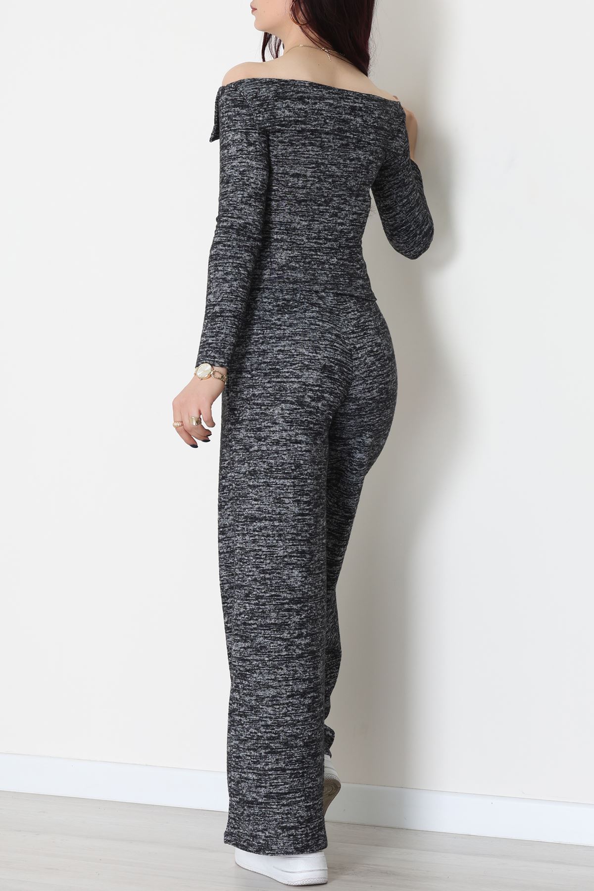 Madonna Yaka Yumoş Kumaş İkili Takım Siyah1 - 51095.2114.