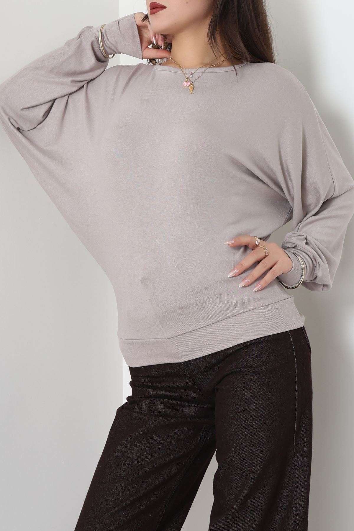 Yarasa Kol Salaş Bluz Taş - 31740.2115.