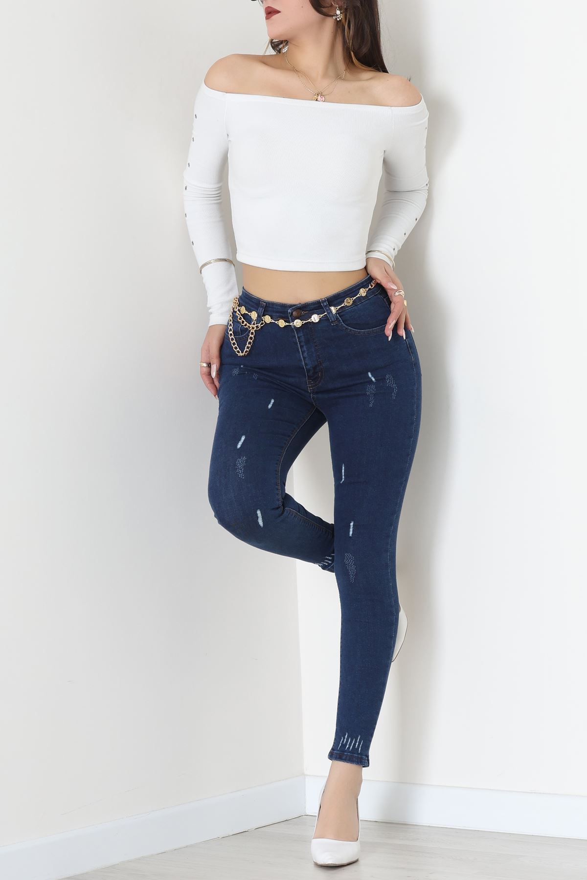 Dar Paça Kot Pantolon Koyumavi - 42702.2121.