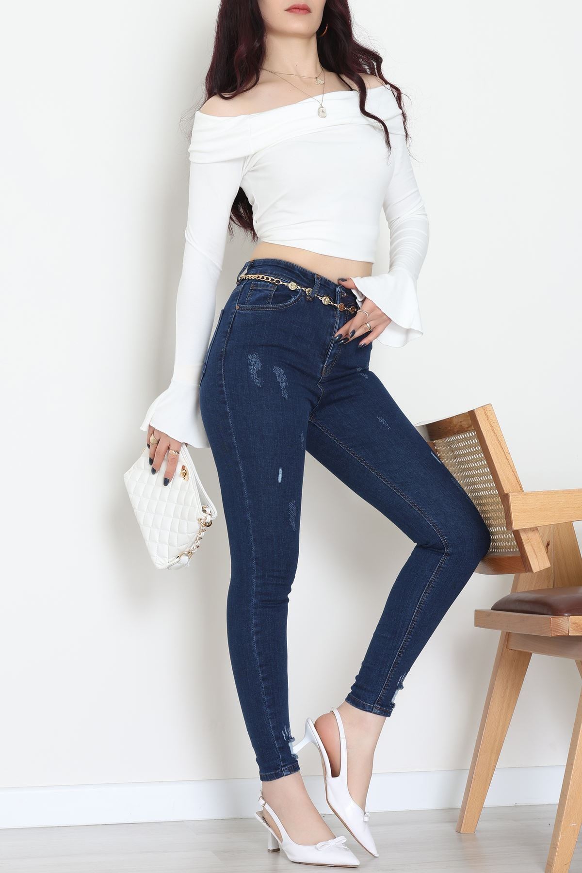 Dar Paça Kot Pantolon Koyumavi - 42701.2121.