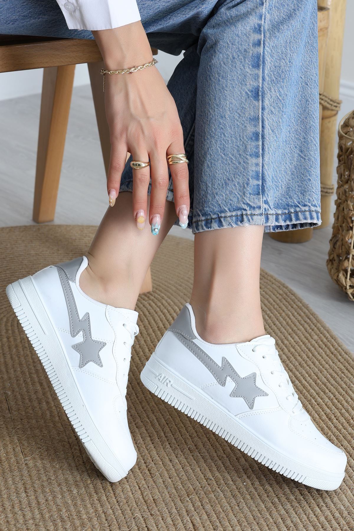 Günlük Ayakkabı Beyazgri - 12149.264.