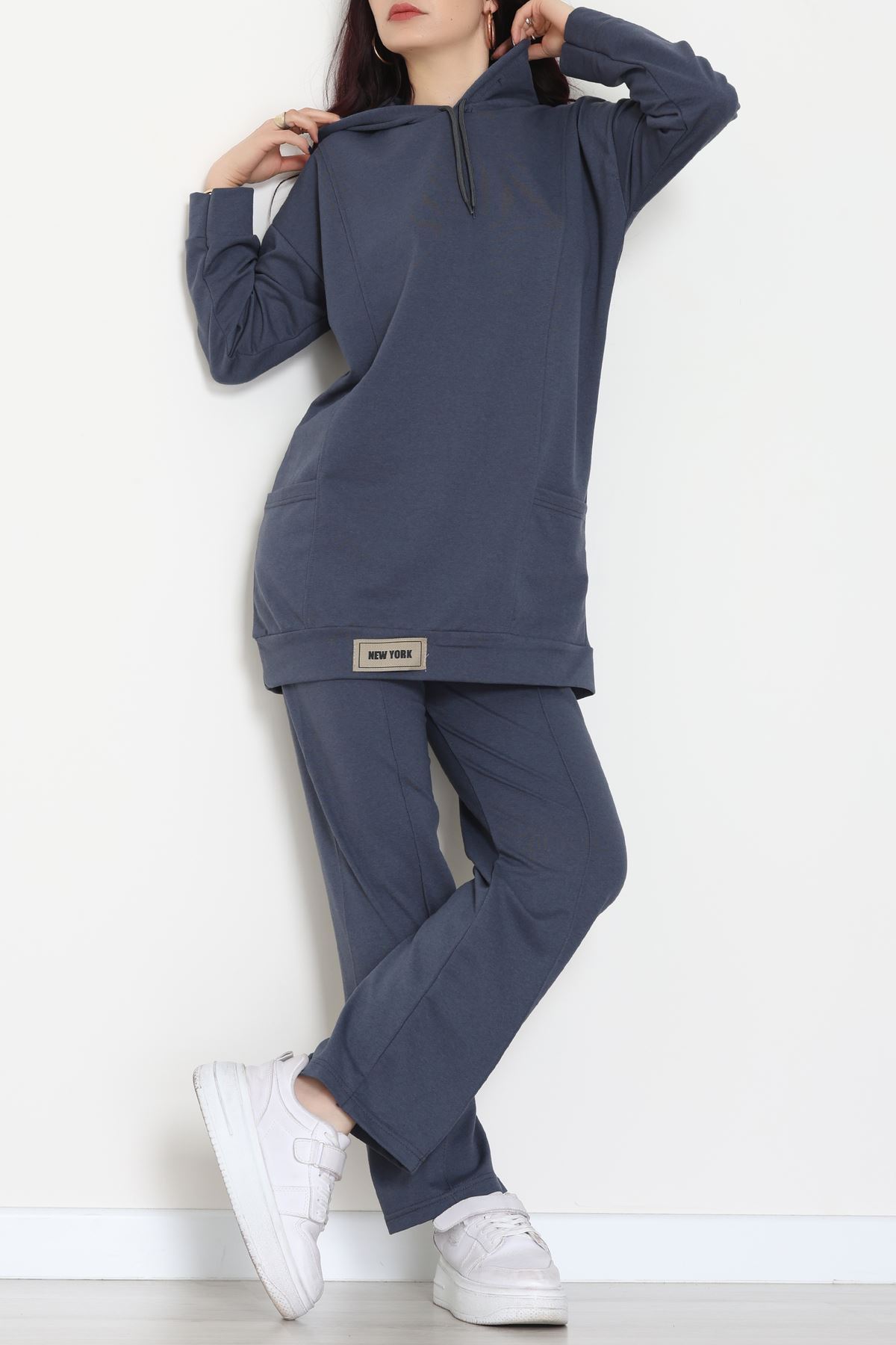 İki İplik Eşofman Takımı Füme - 52112.2032.