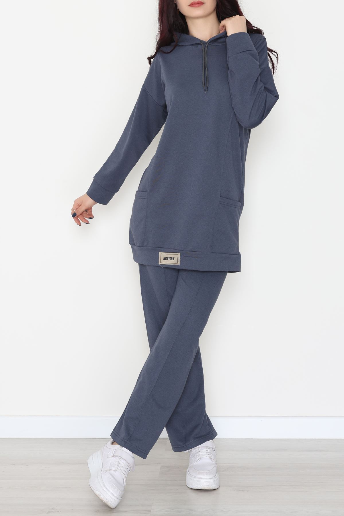 İki İplik Eşofman Takımı Füme - 52112.2032.