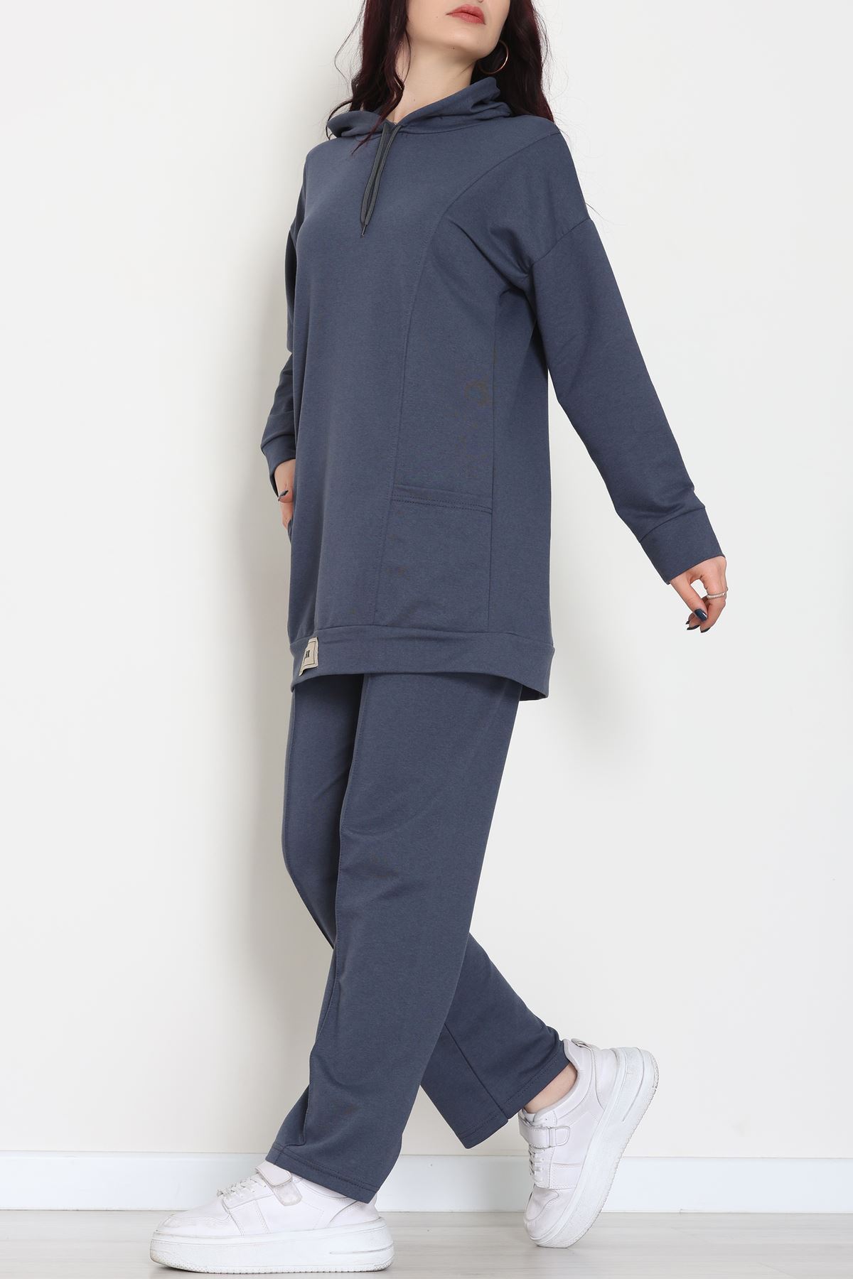 İki İplik Eşofman Takımı Füme - 52112.2032.