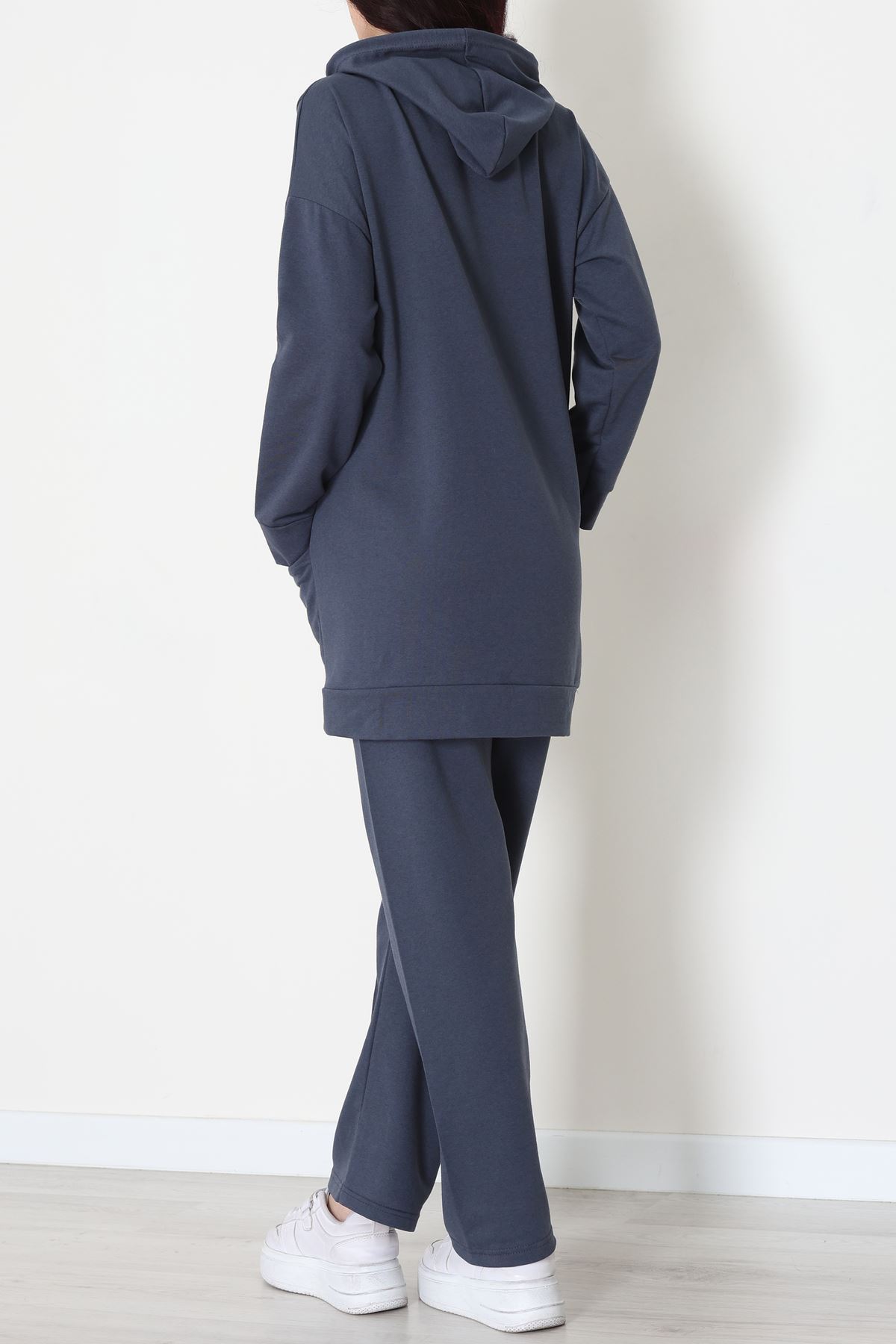 İki İplik Eşofman Takımı Füme - 52112.2032.