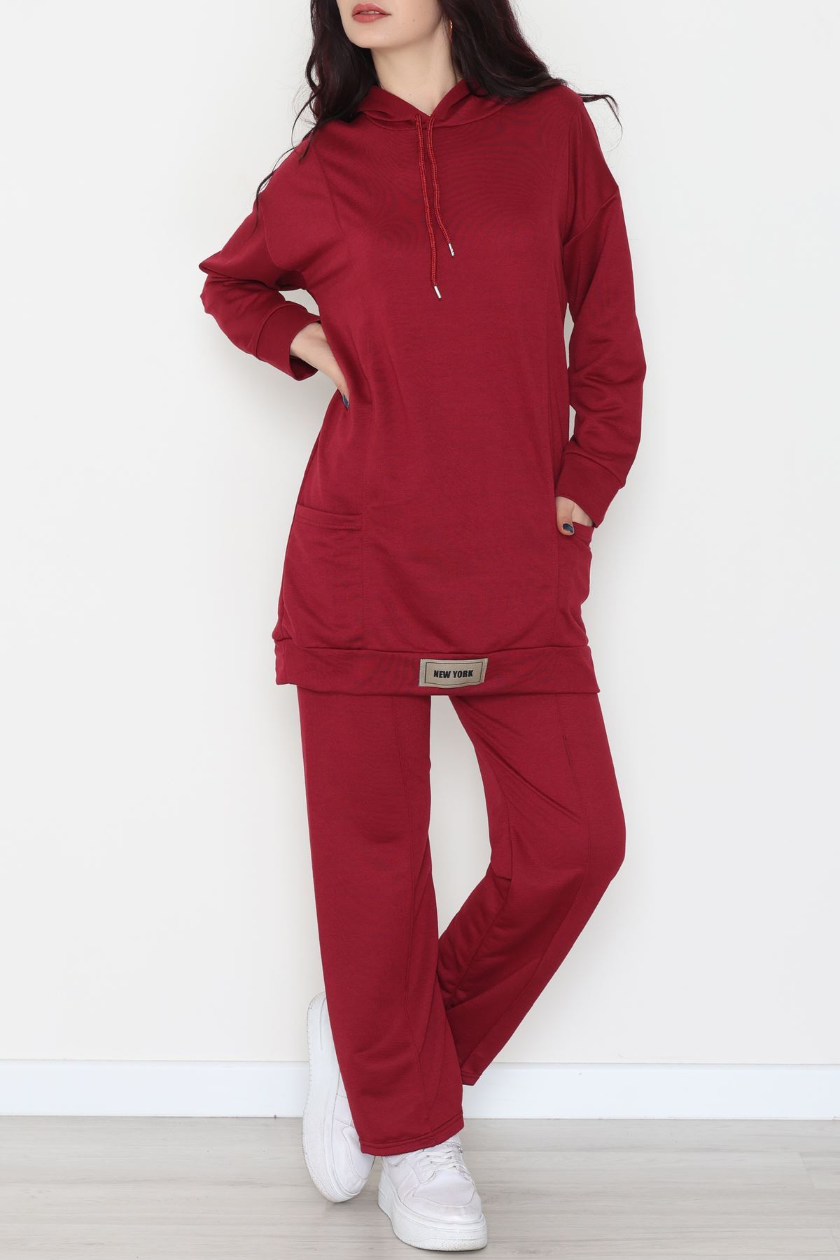 İki İplik Eşofman Takımı Bordo - 52112.2032.