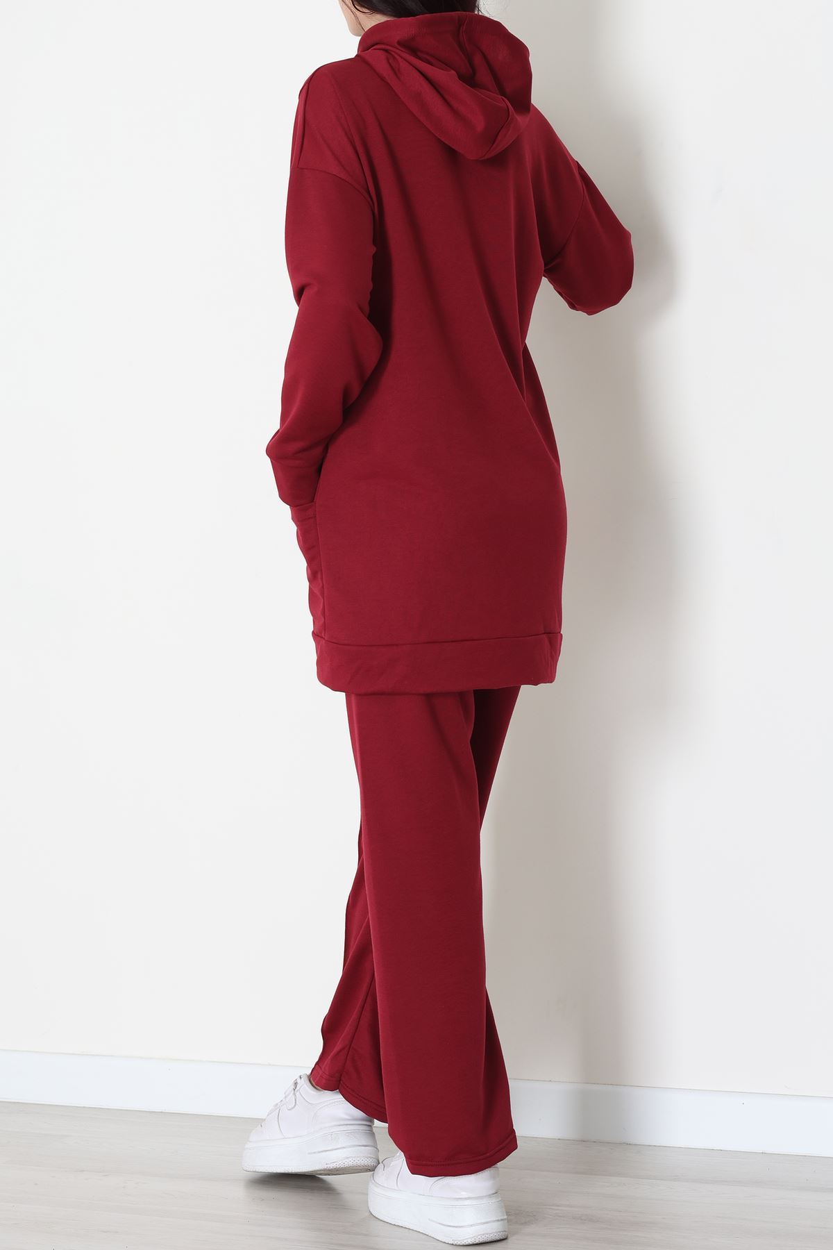 İki İplik Eşofman Takımı Bordo - 52112.2032.