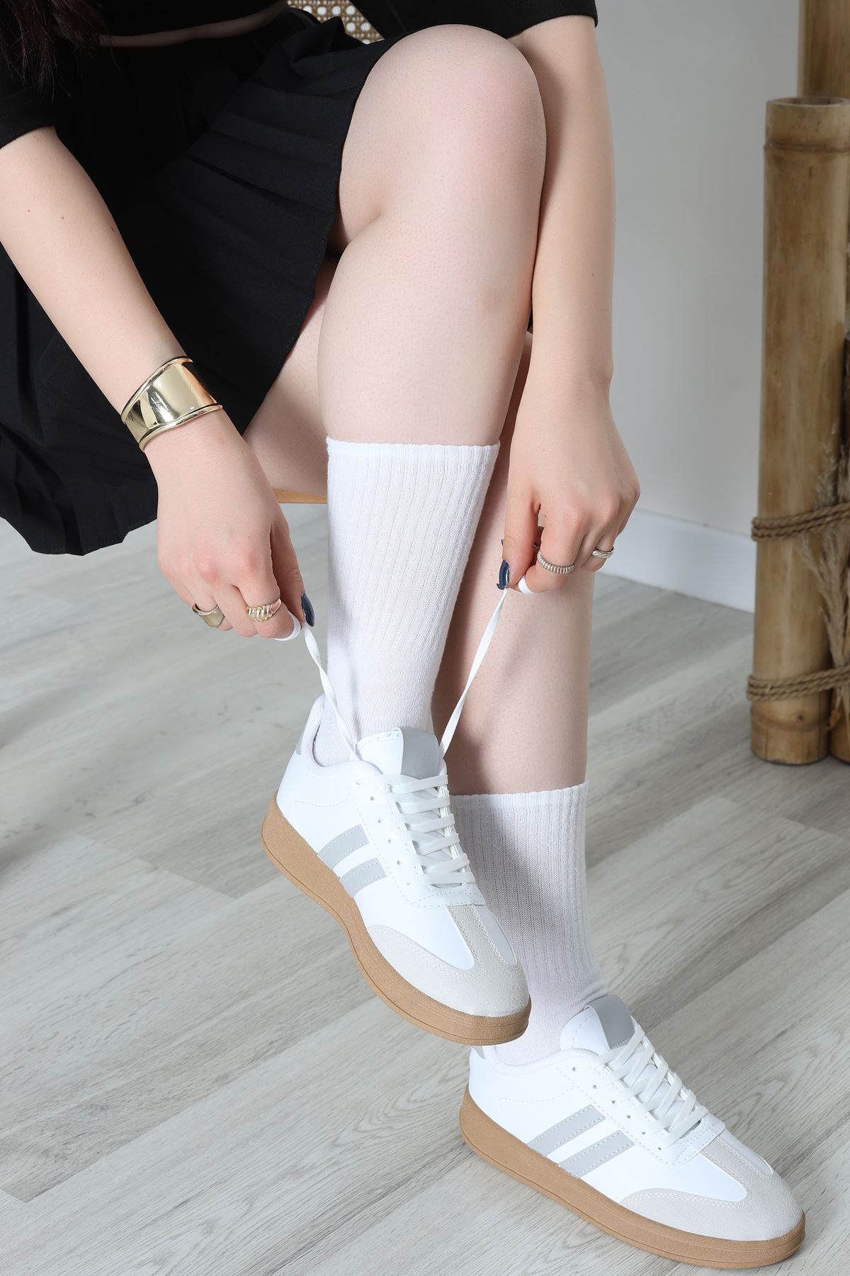 Spor Günlük Ayakkabı Beyazgri - 31680.264.