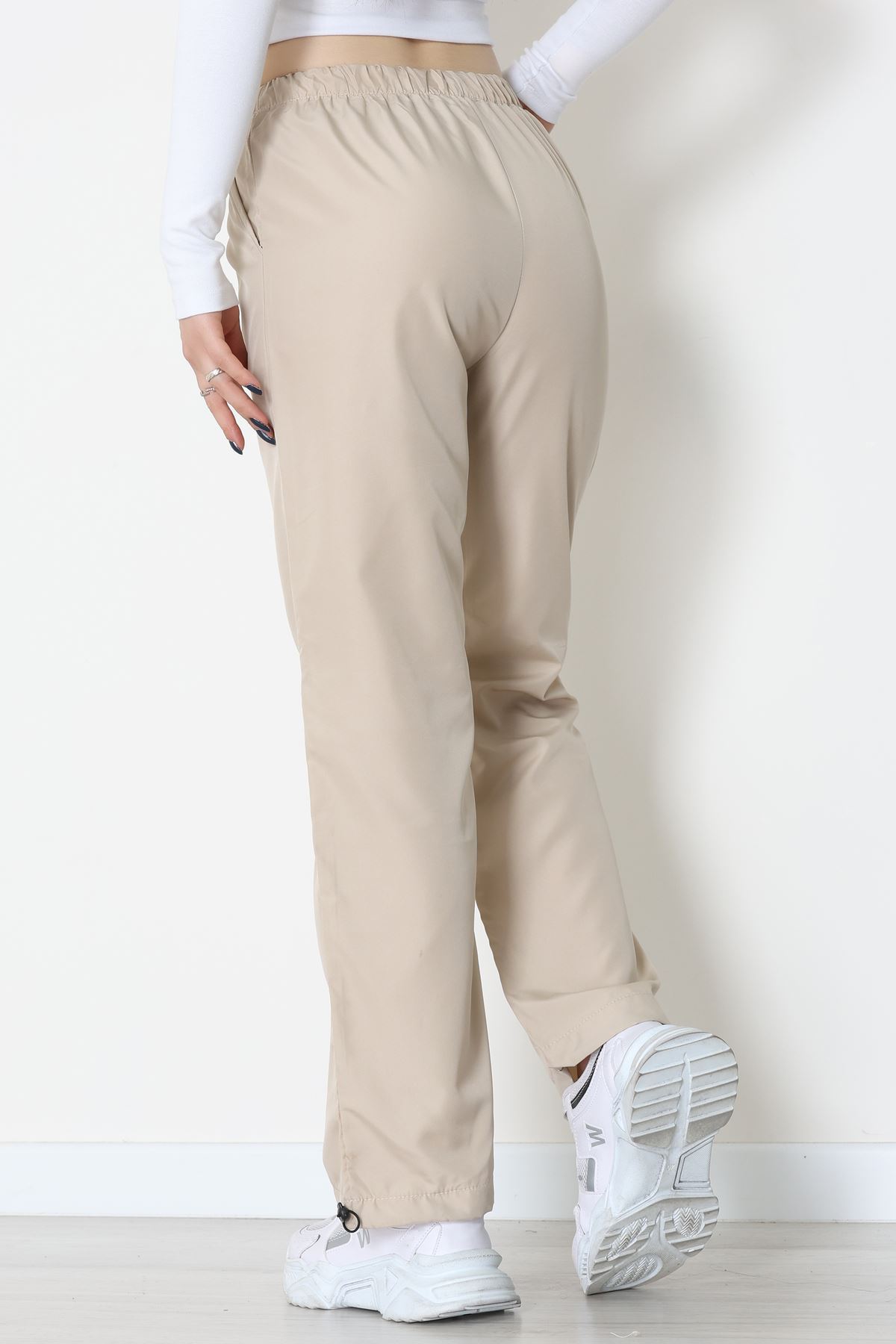 Paraşüt Kumaş Pantolon Taş - 609.1247.