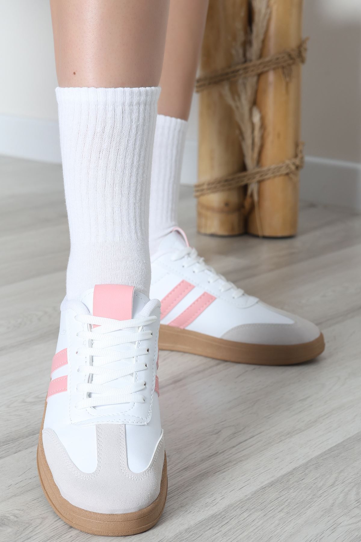 Spor Günlük Ayakkabı Beyazpembe - 31680.264.