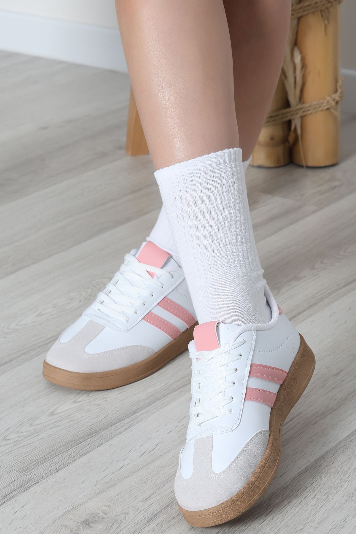 Spor Günlük Ayakkabı Beyazpembe - 31680.264.