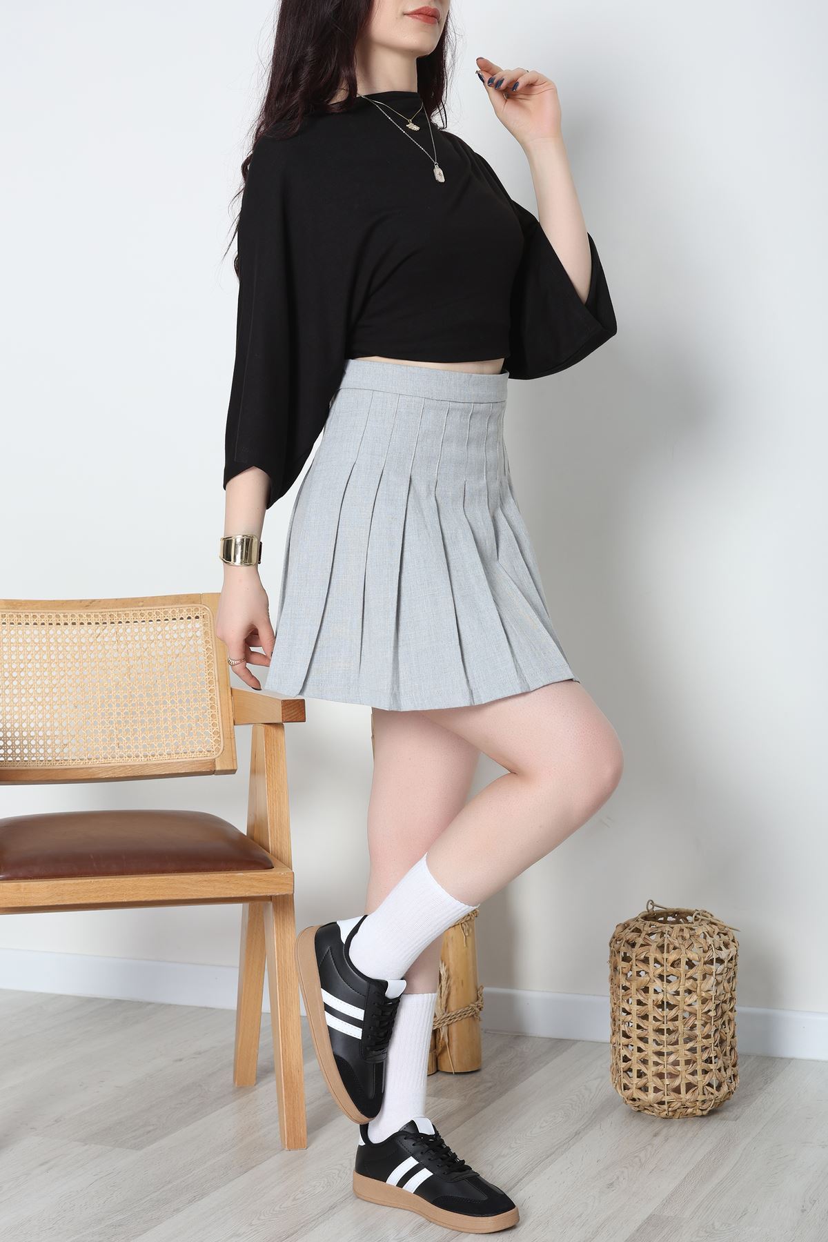 Spor Günlük Ayakkabı Siyahbeyaz - 31680.264.