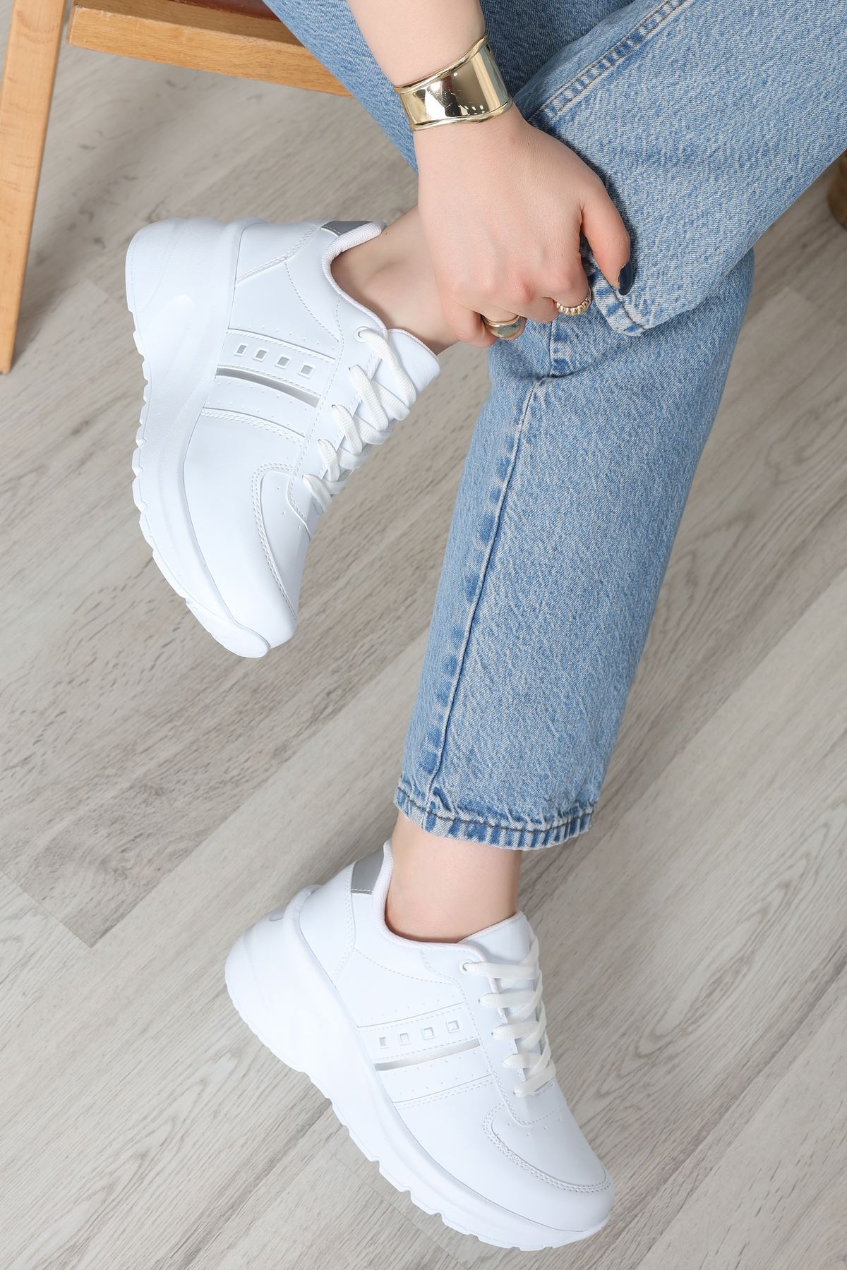 Günlük Spor Ayakkabı Beyazgri - 31685.2082.