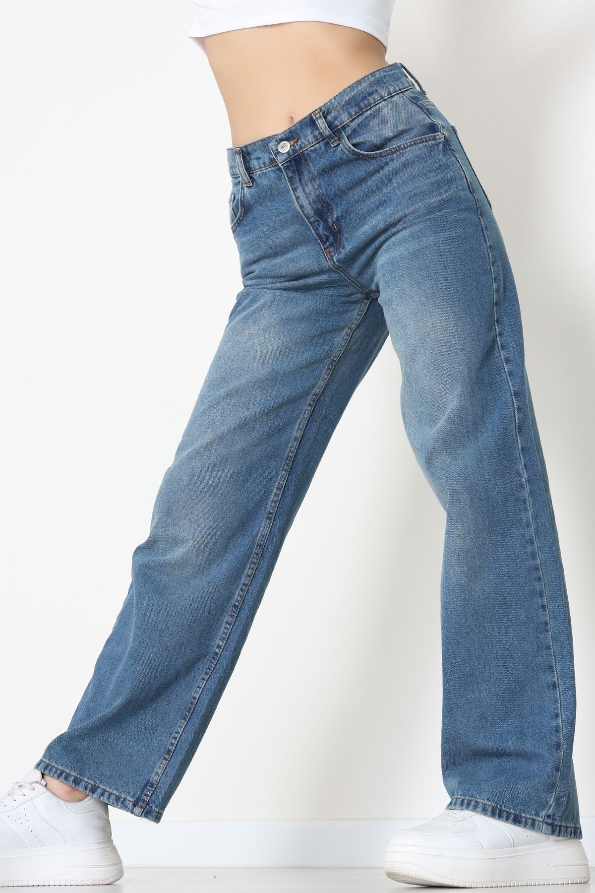 Palazzo Kot Pantolon Mavi - 31554.2088.