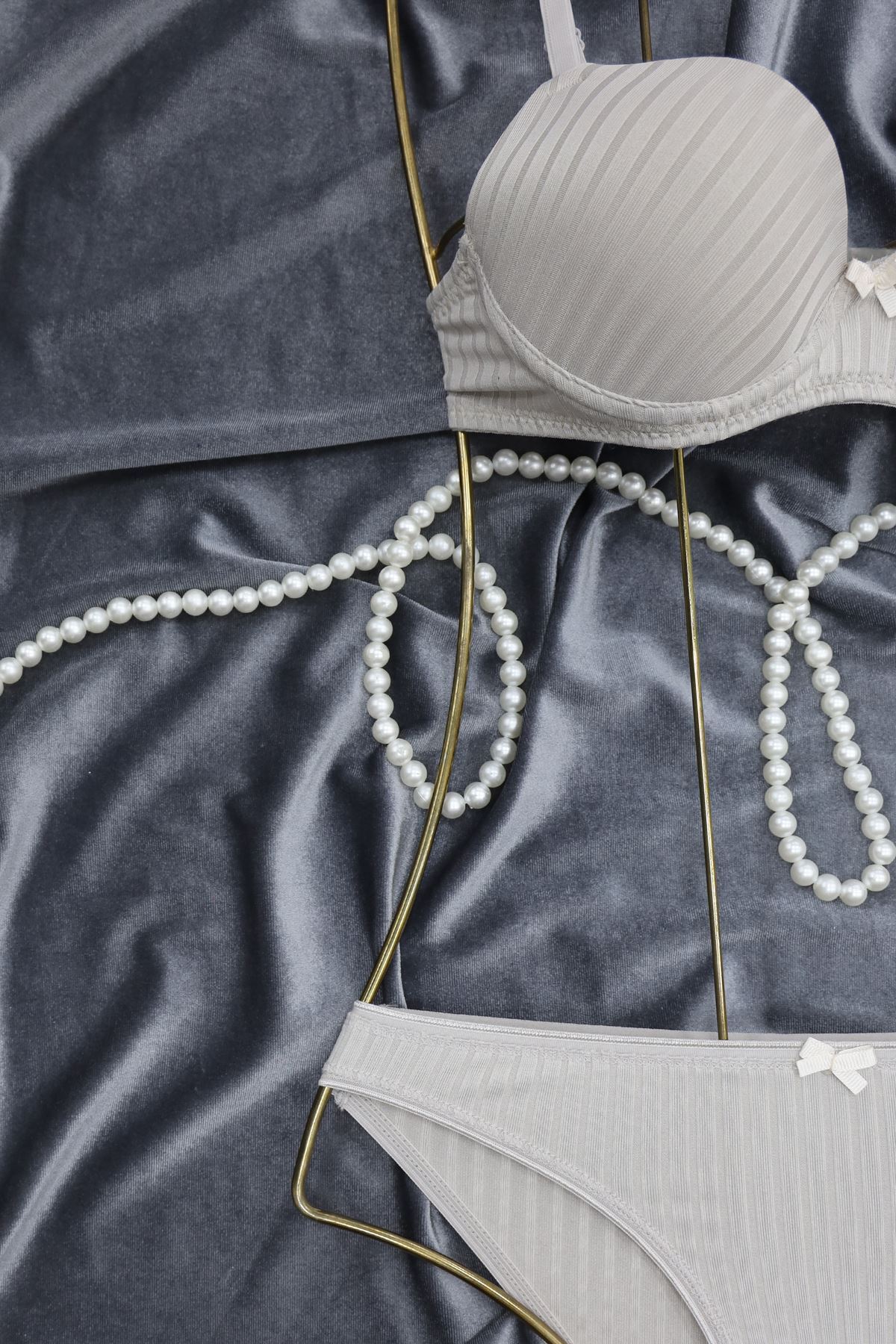 Sütyen Takım Fitilli Dolu Kap Ten - 2554.1783.