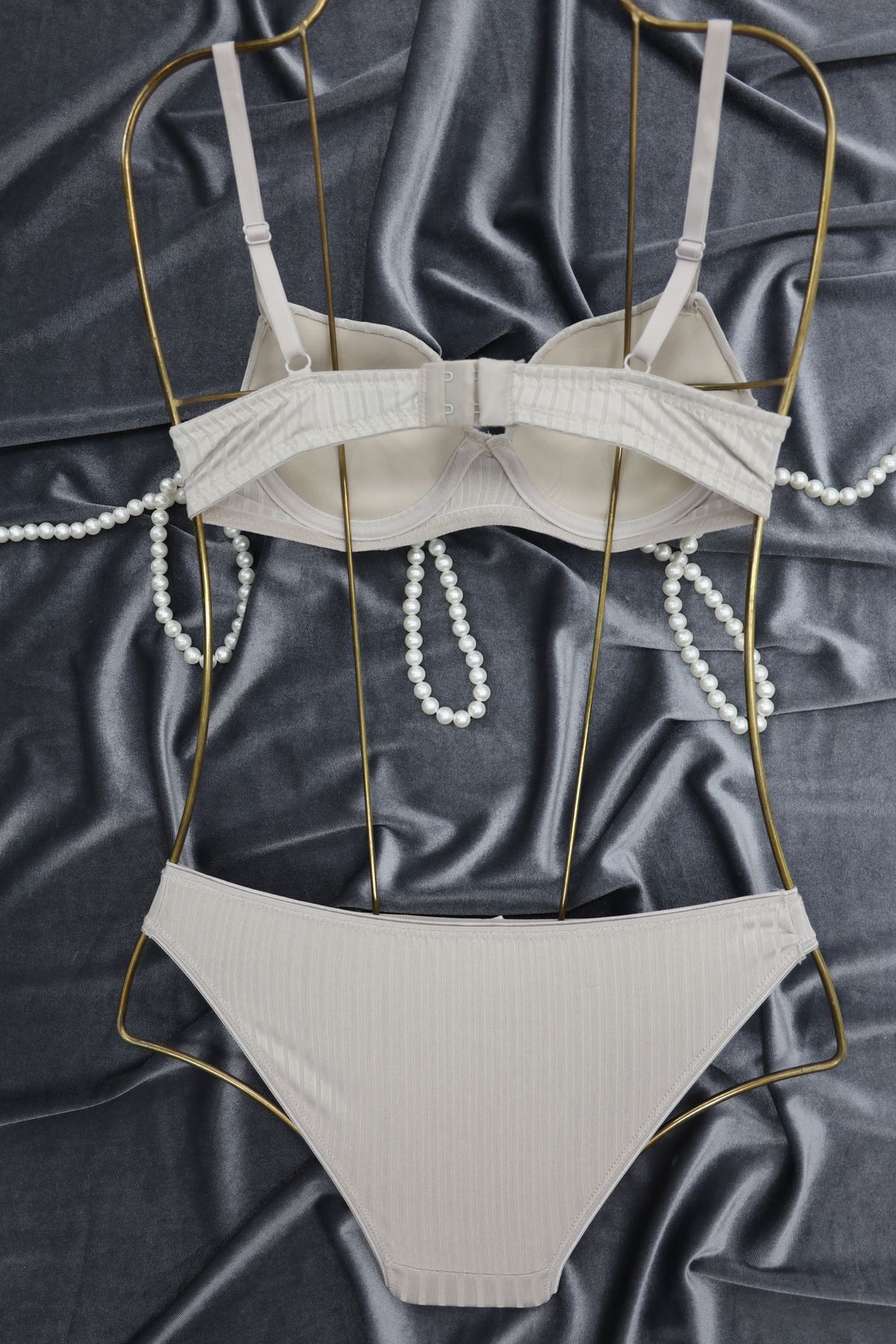 Sütyen Takım Fitilli Dolu Kap Ten - 2554.1783.