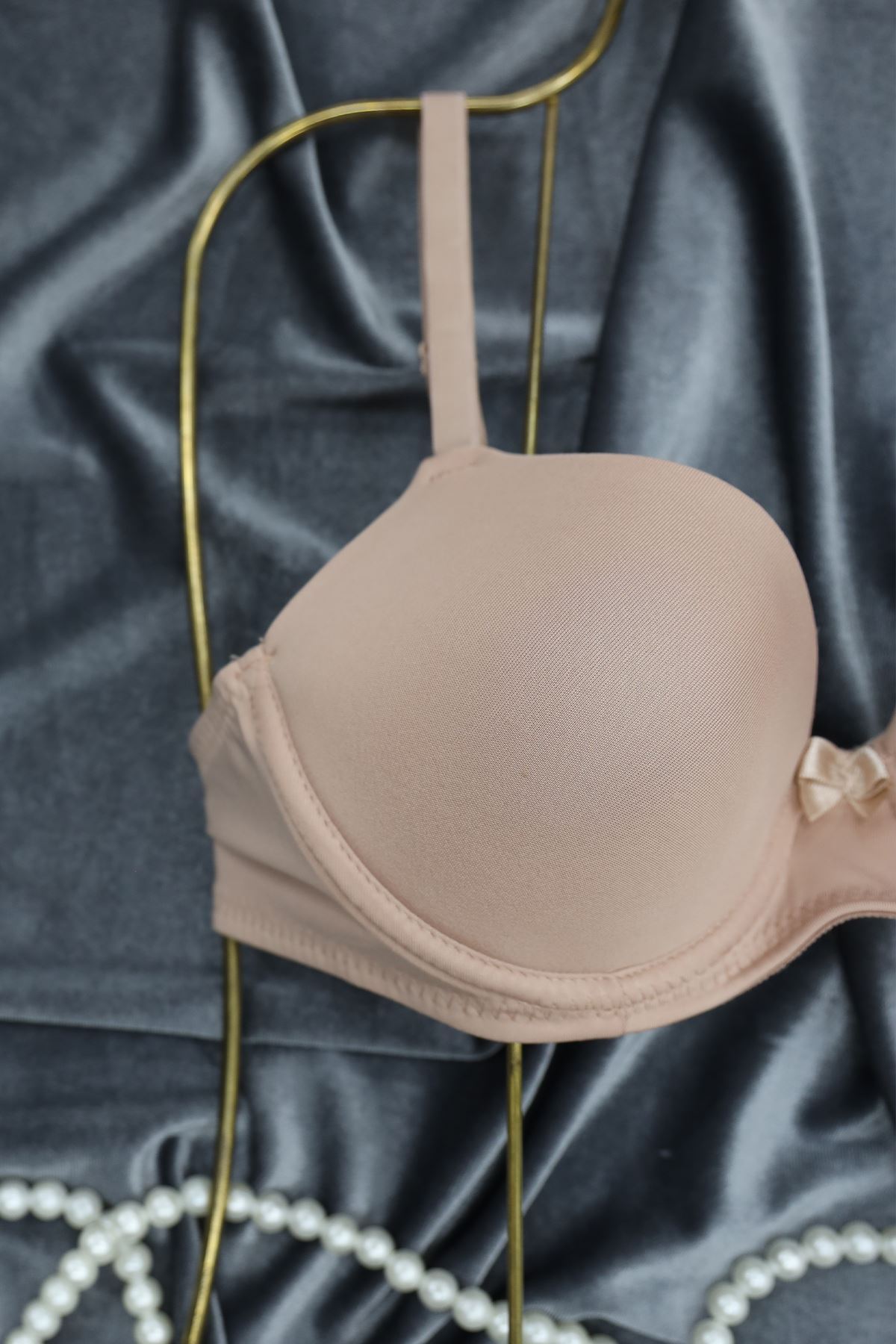 Dalgıç Boş Kap Sütyen Takım Pudra - 2556-B.1783.