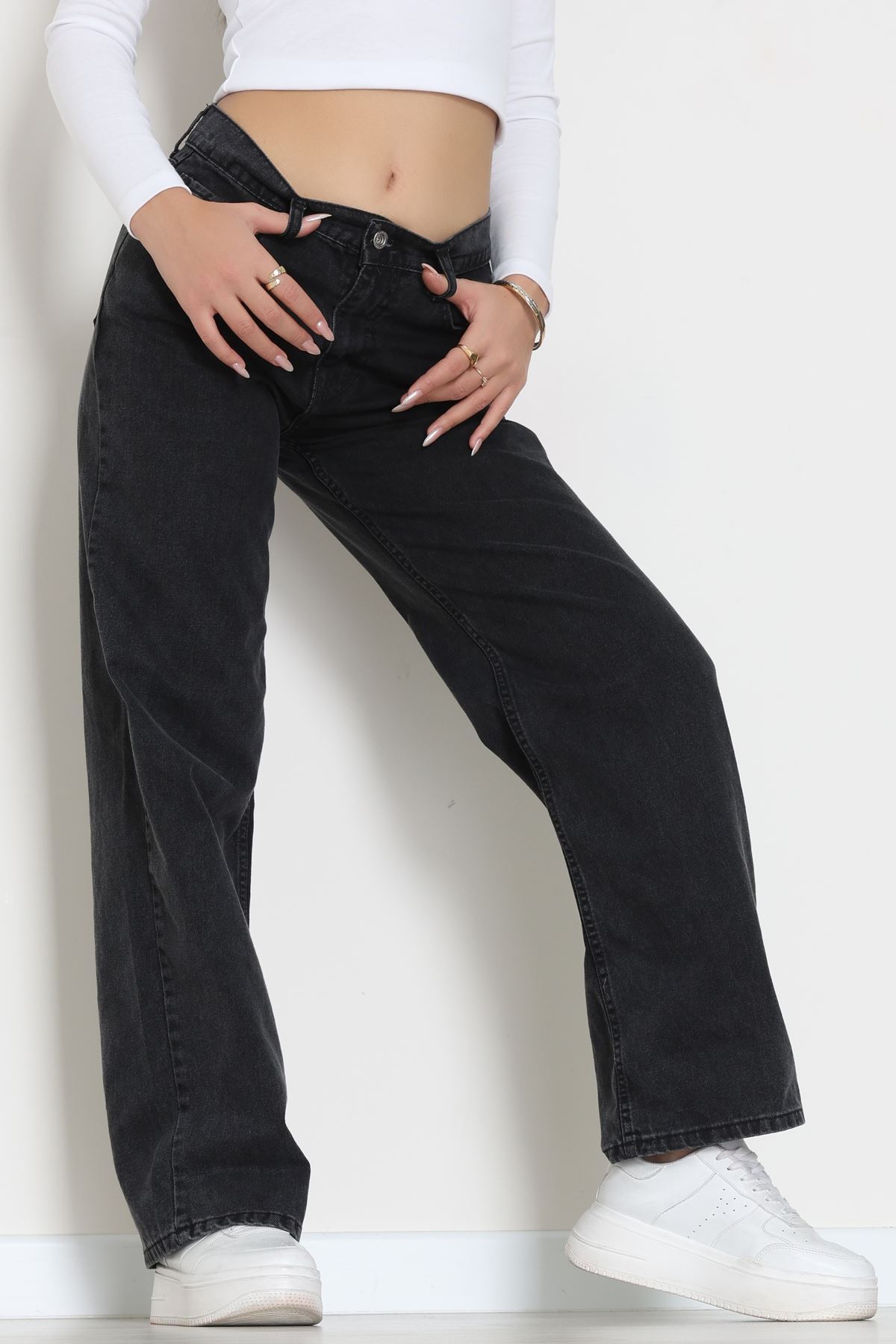 Palazzo Kot Pantolon Füme1 - 31554.2088.