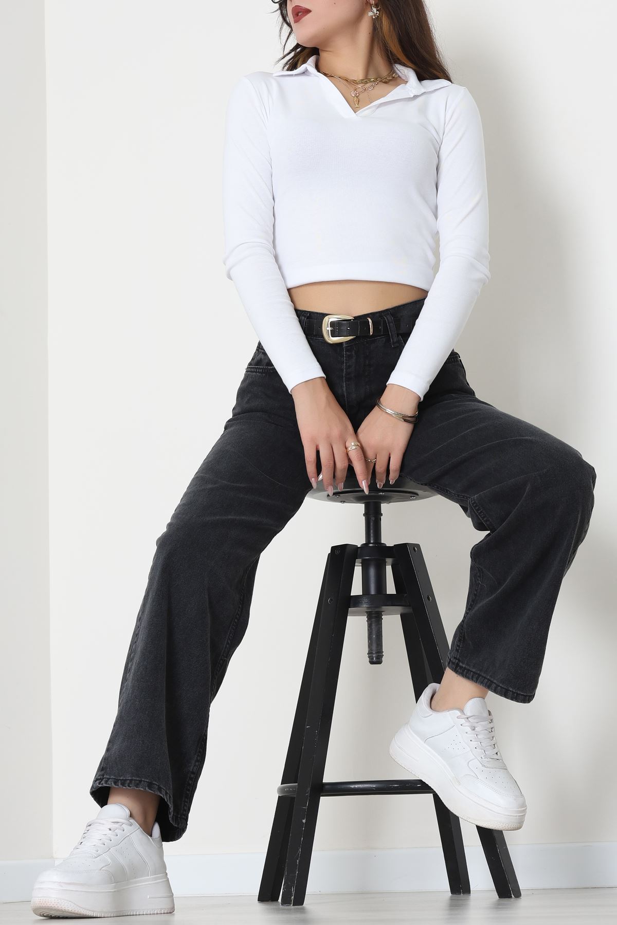 Palazzo Kot Pantolon Füme1 - 31554.2088.