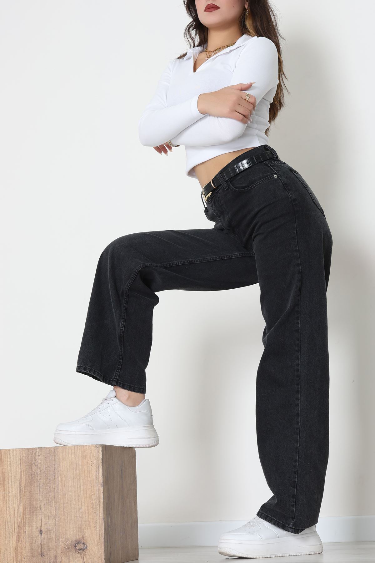 Palazzo Kot Pantolon Füme1 - 31554.2088.