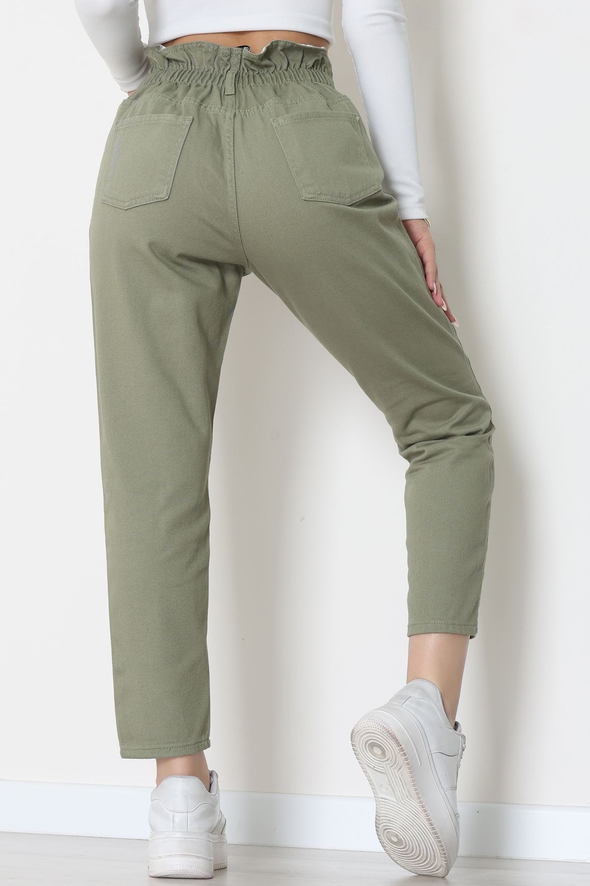 Pile Detaylı Mom Jean Çağla - 42708.2121.