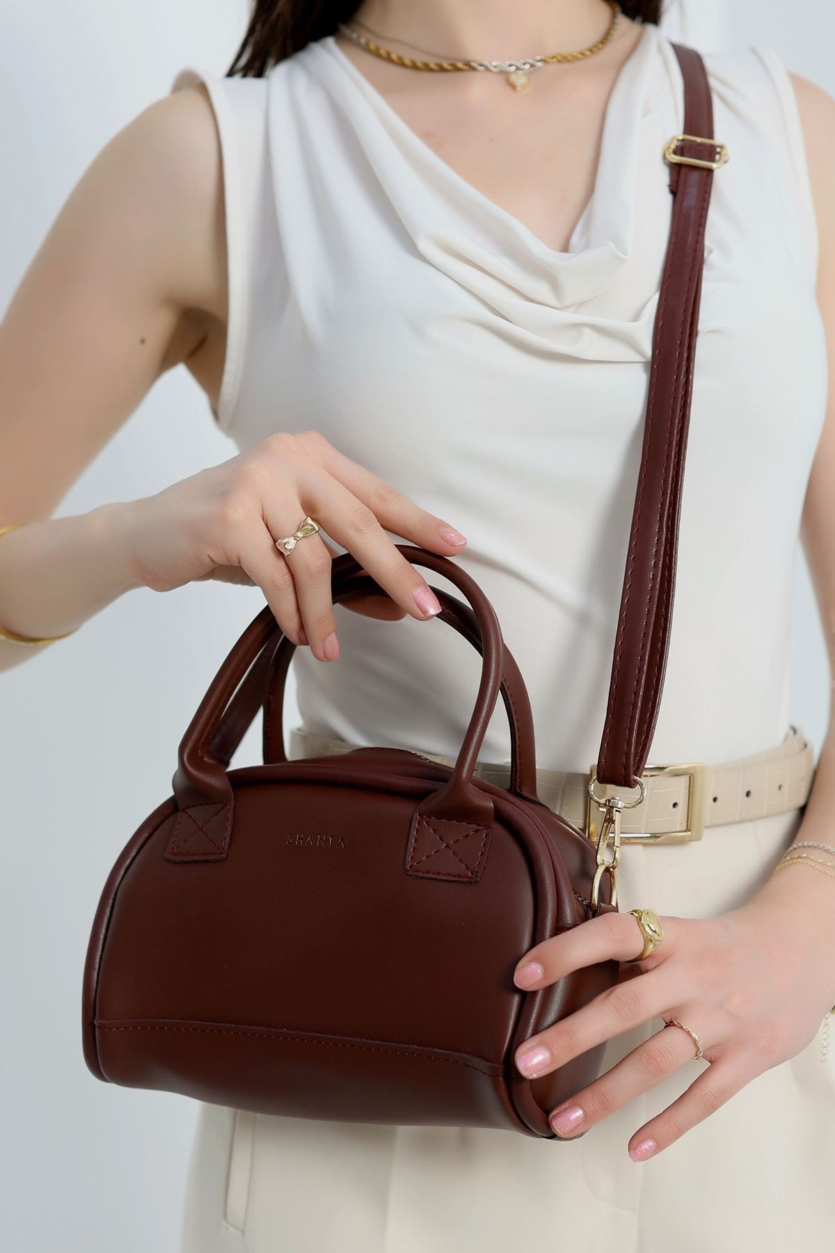 Askılı Çanta Bordo - 31224.2063.