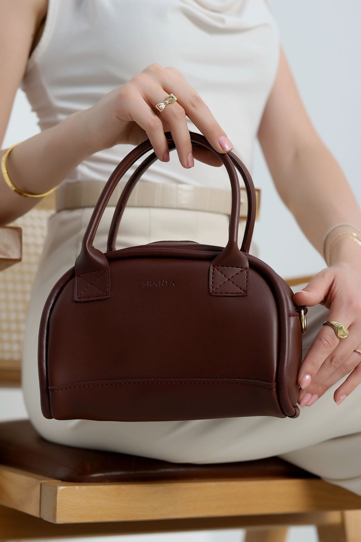 Askılı Çanta Bordo - 31224.2063.