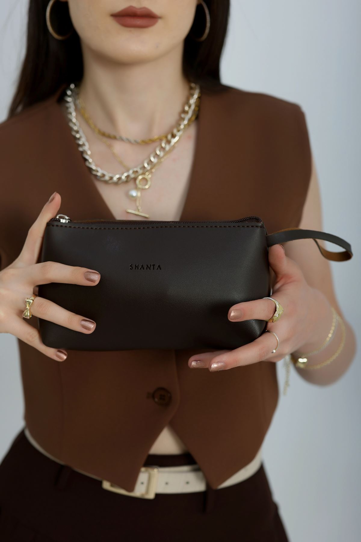 Makyaj Çantası Acıkahve - 31222.2063.