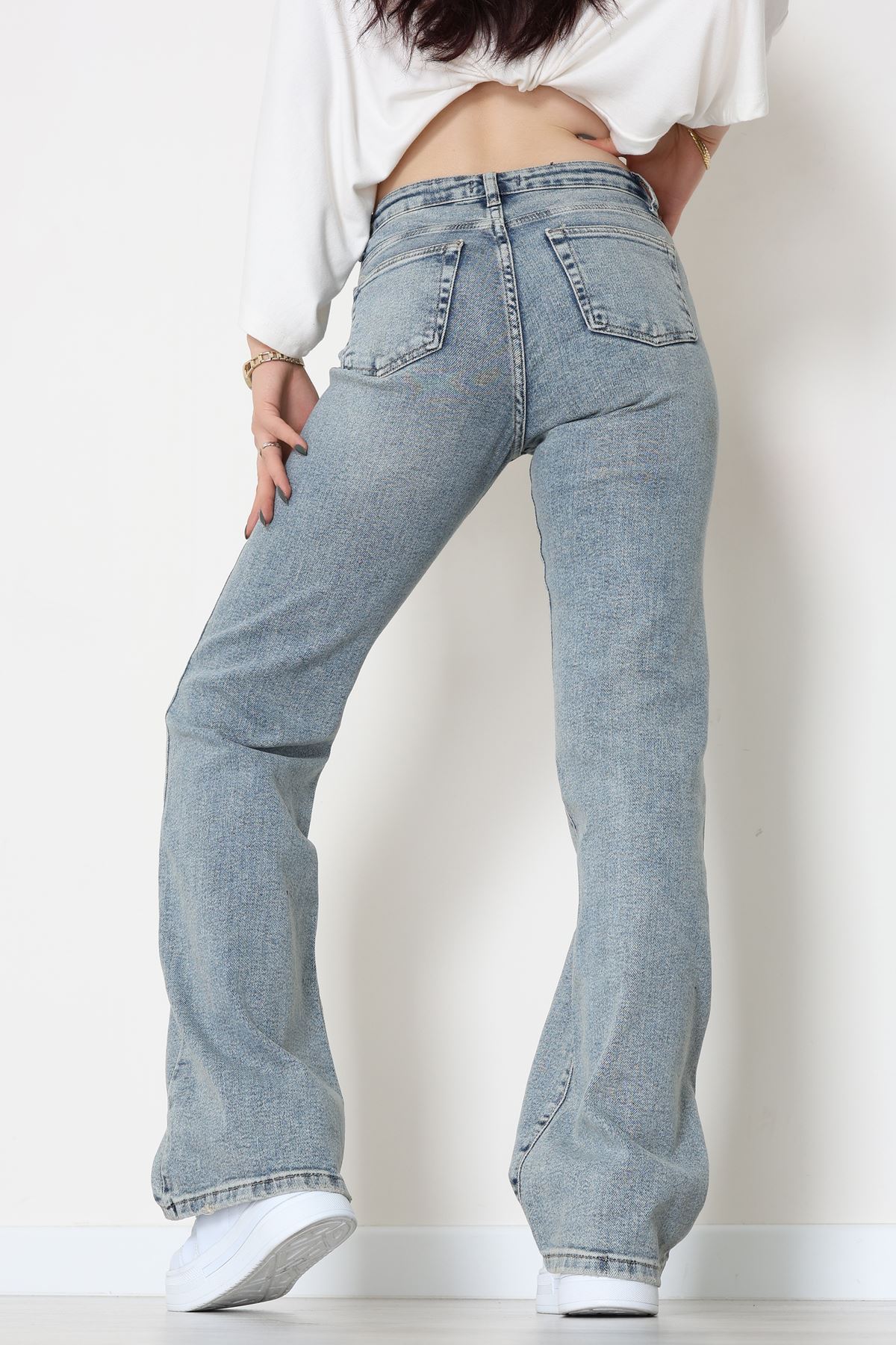 İspanyol Paça Kot Pantolon Karyıkama - 19508.1904.