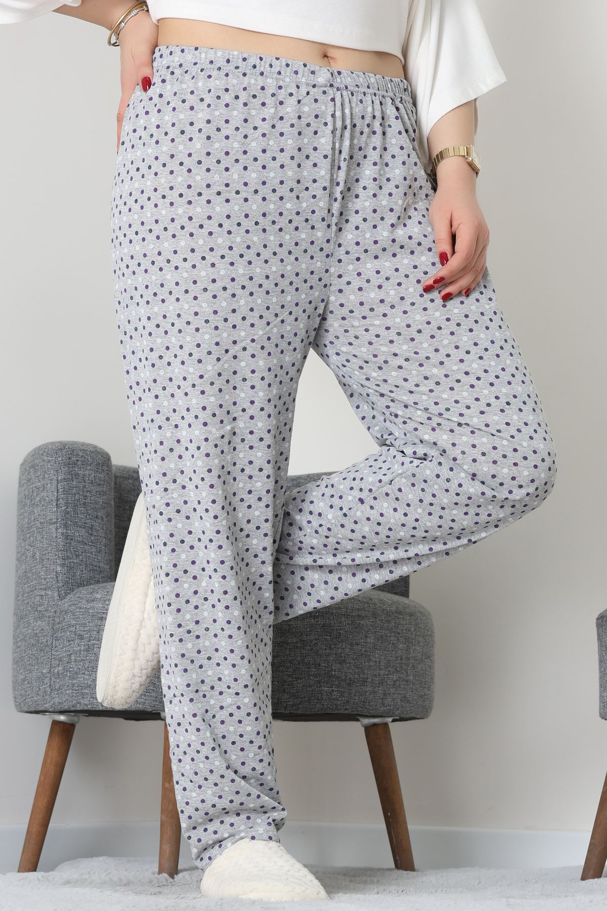 Büyük Beden Süprem Pijama Altı Grimor - 55011.1567.