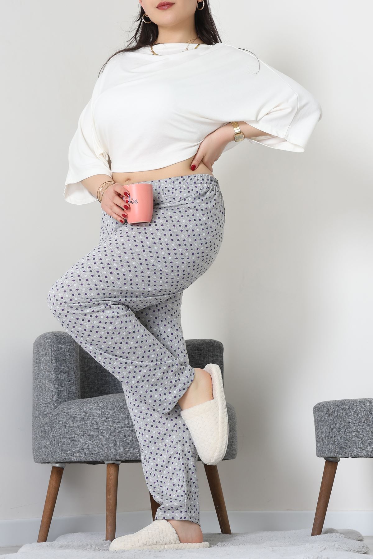 Büyük Beden Süprem Pijama Altı Grimor - 55011.1567.