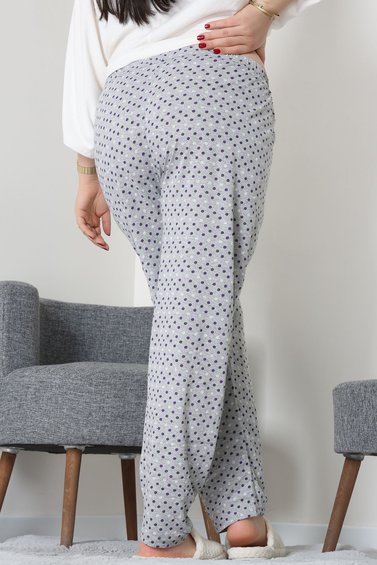 Büyük Beden Süprem Pijama Altı Grimor - 55011.1567.