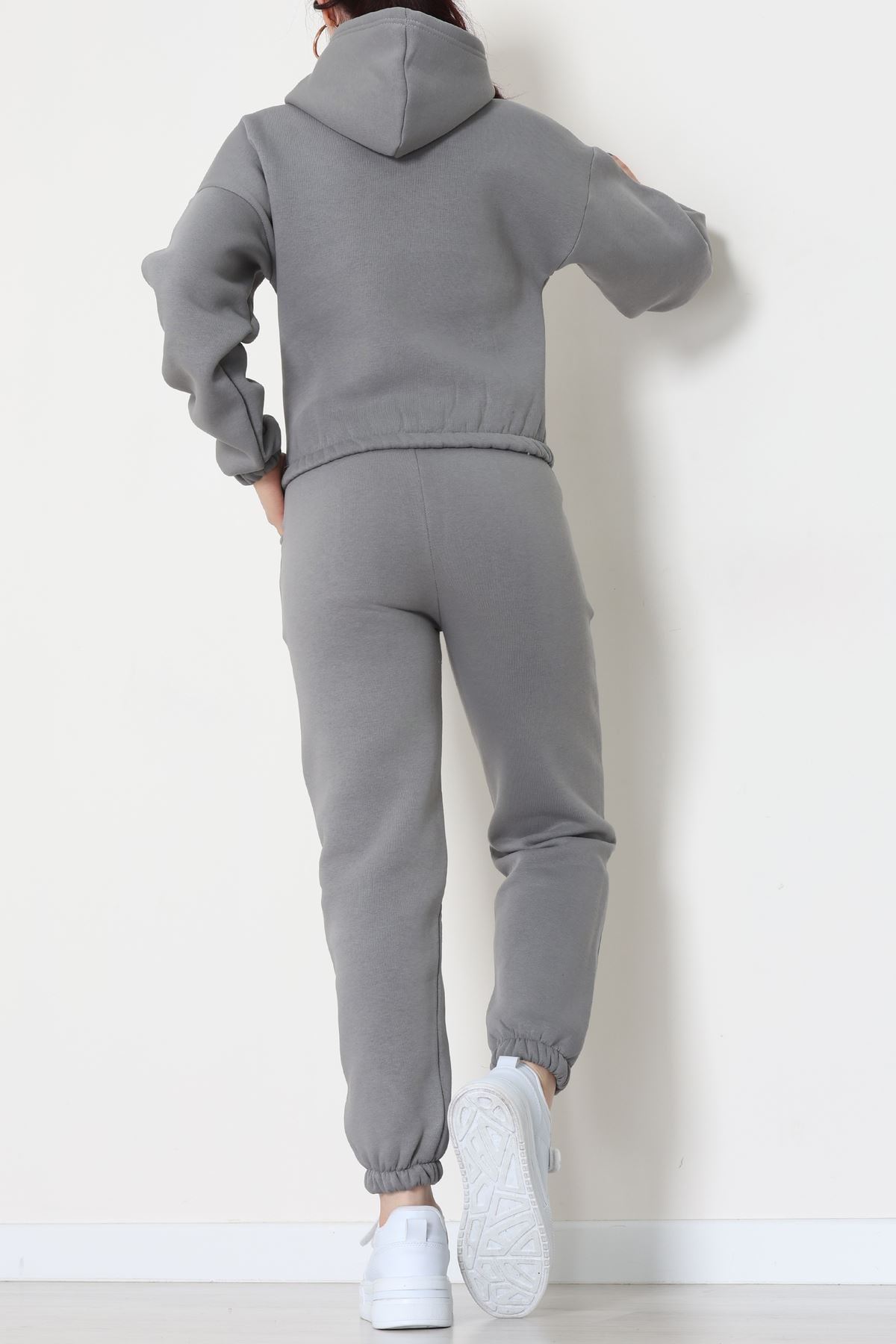 3 İplik Şardonlu Eşofman Takımı Antrasit - 52049.1878.