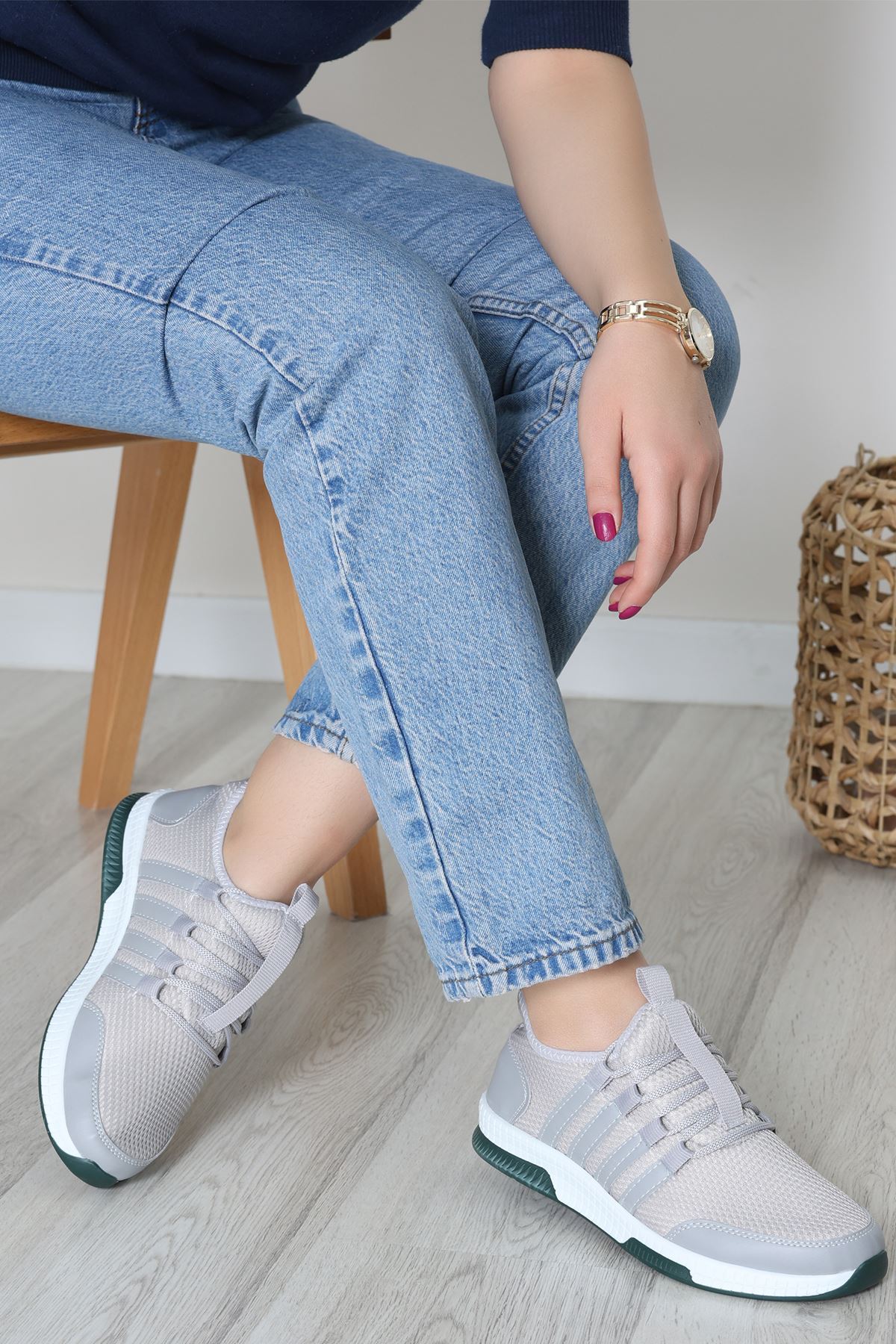 Günlük Spor Ayakkabı Grizümrüt - 30305.264.