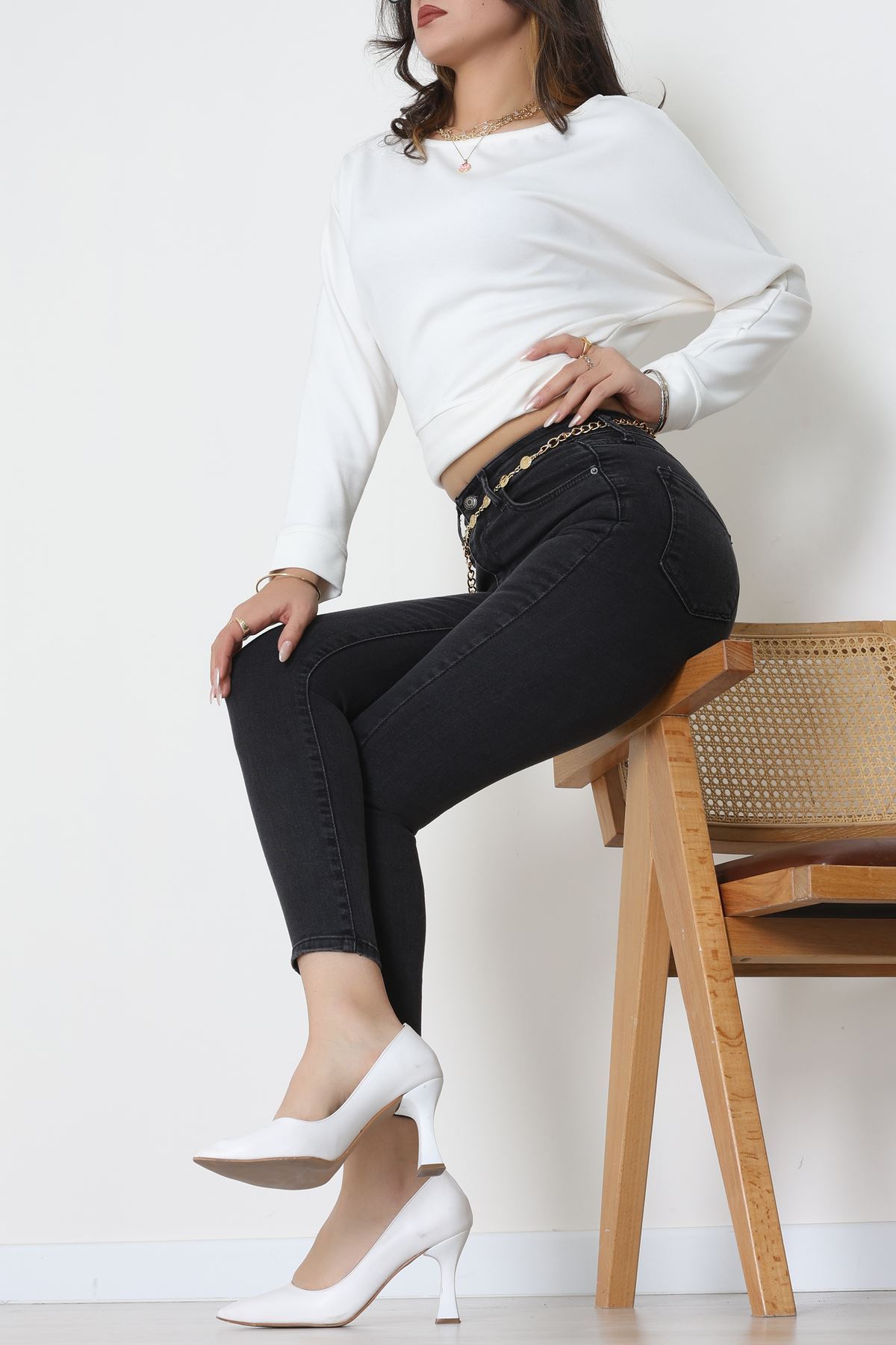 Dar Paça Kot Pantolon Koyufüme - 42704.2121.