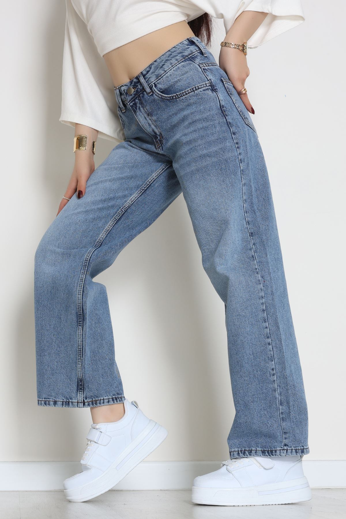 Palazzo Kot Pantolon Açıkmavi - 31830.1904.