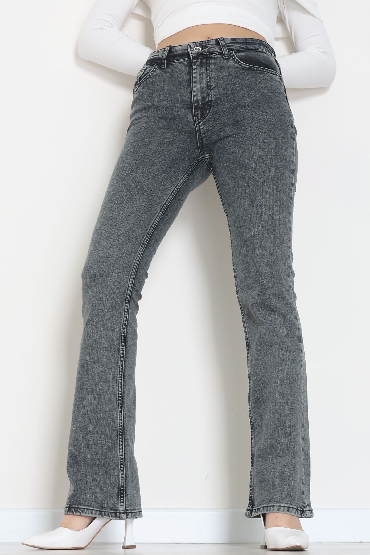 İspanyol Kot Pantolon Açıkfüme - 31397.2088.