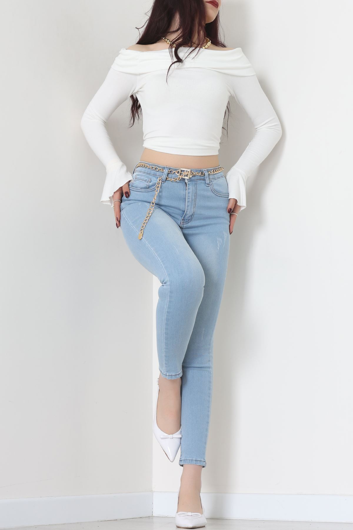 Dar Paça Kot Pantolon Buzmavi1 - 42701.2121.