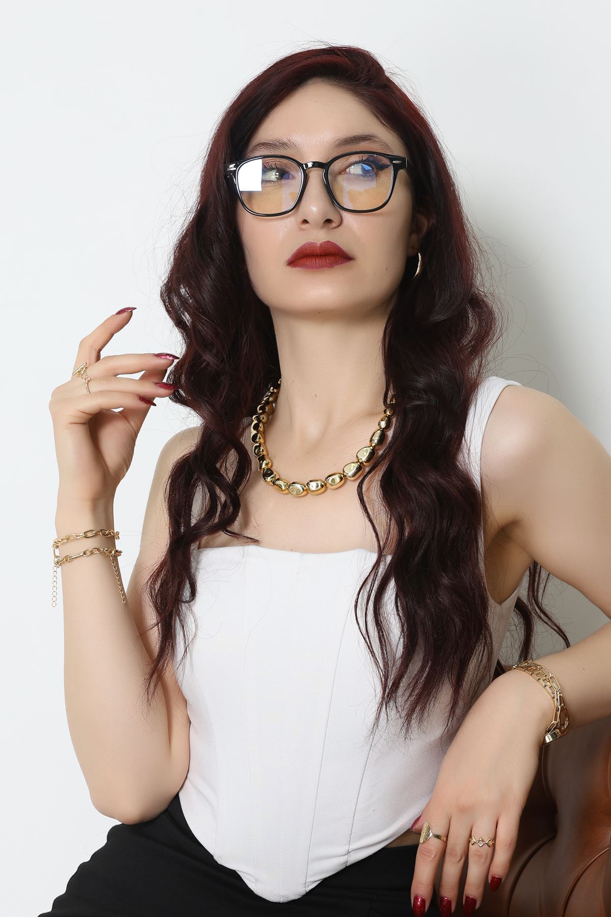 Mavi Işık Koruyucu Gözlük Siyah2 - 20007.1724.