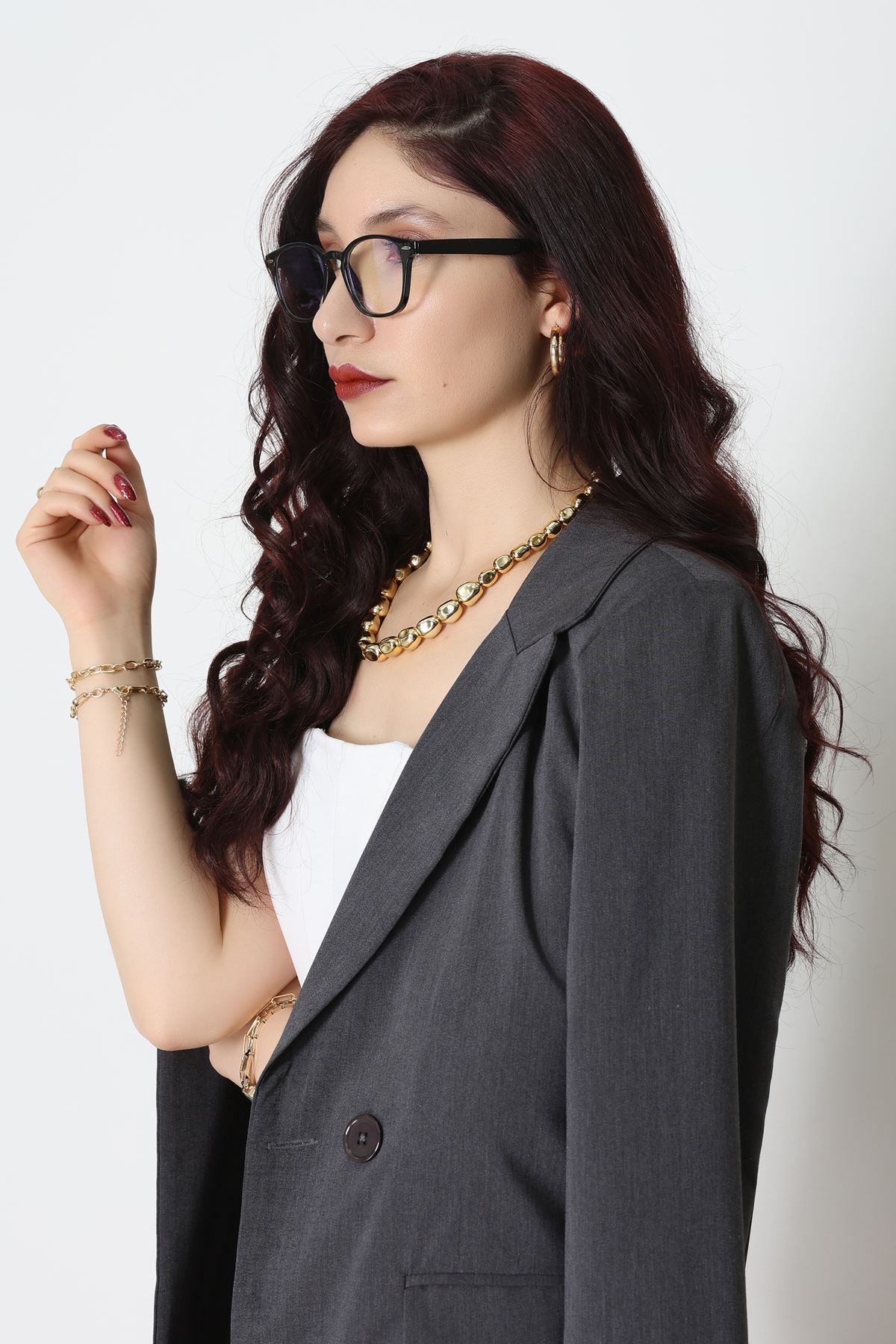 Mavi Işık Koruyucu Gözlük Siyah2 - 20007.1724.