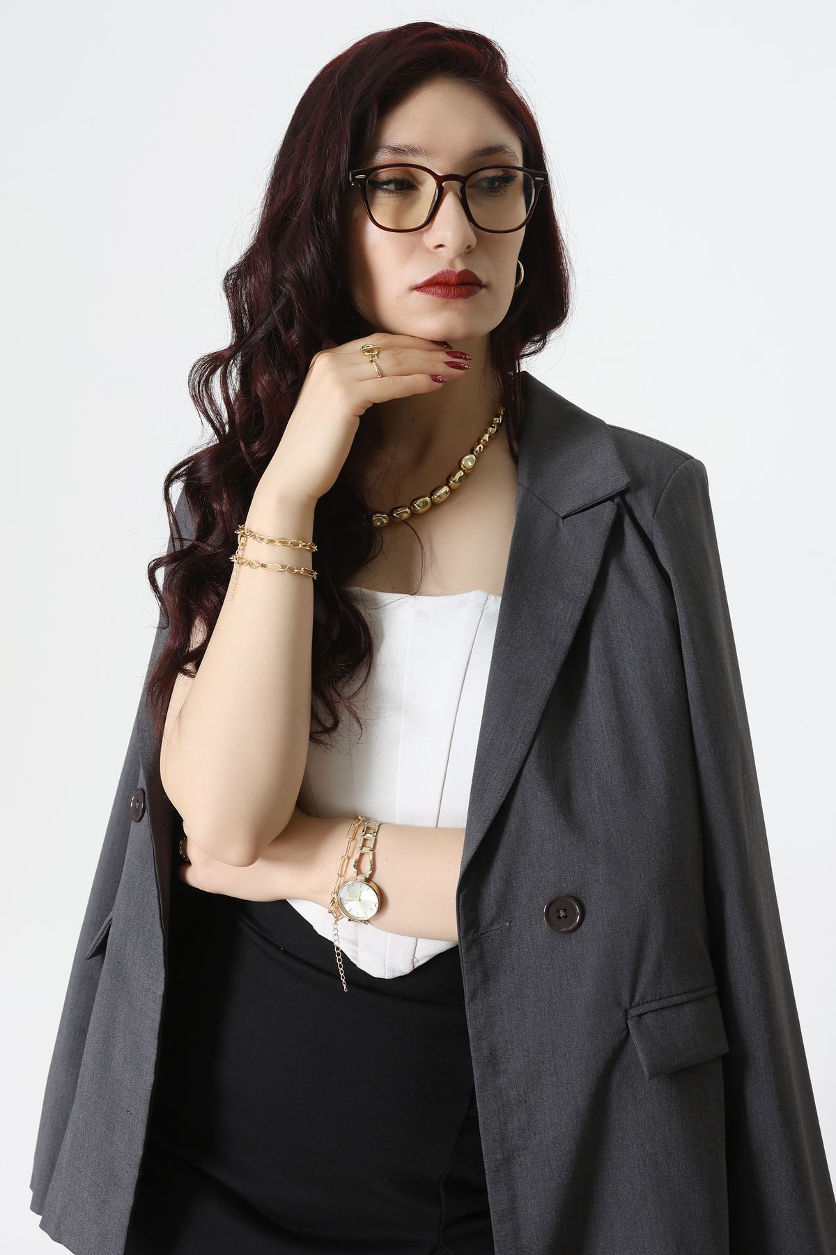 Mavi Işık Koruyucu Gözlük Kahve - 23045.1724.