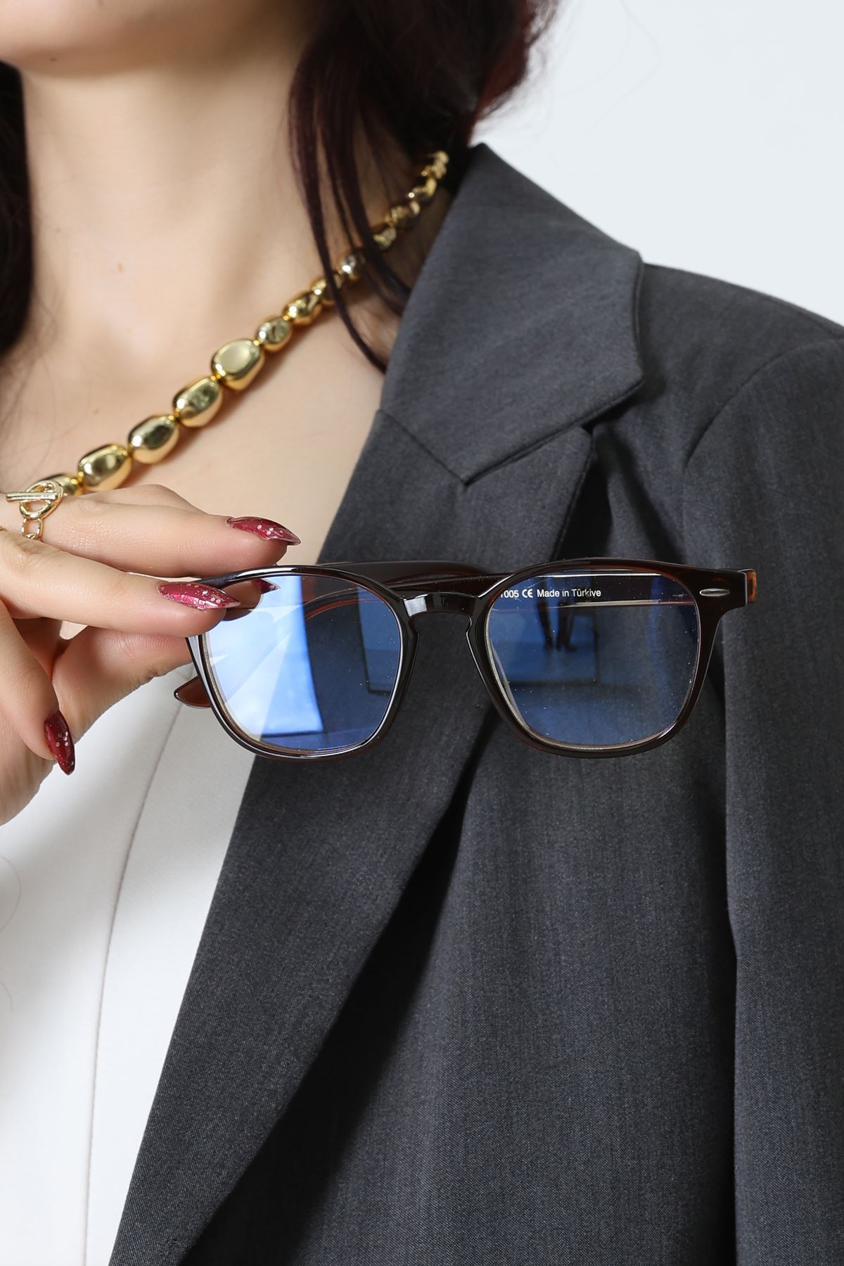 Mavi Işık Koruyucu Gözlük Kahve - 23045.1724.