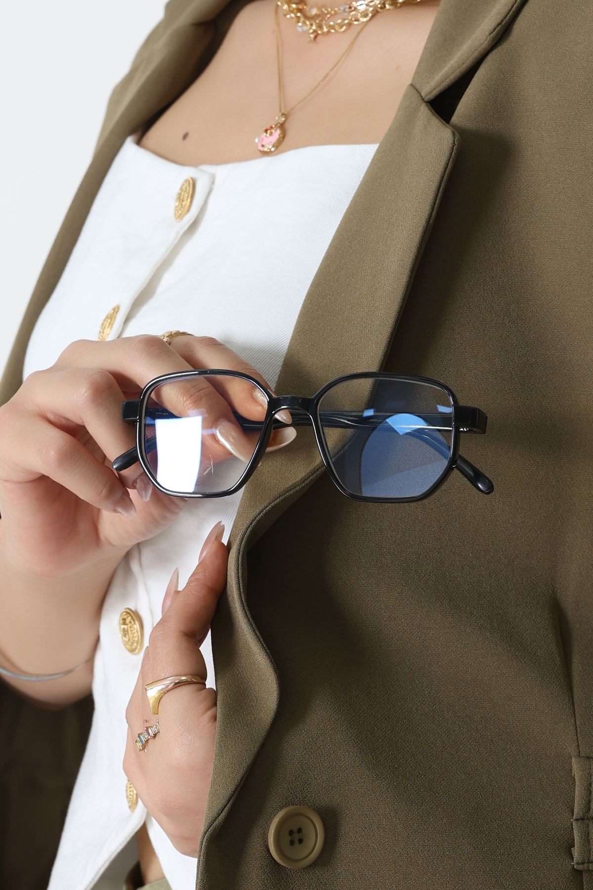 Mavi Işık Koruyucu Gözlük Siyah1 - 20010.1724.