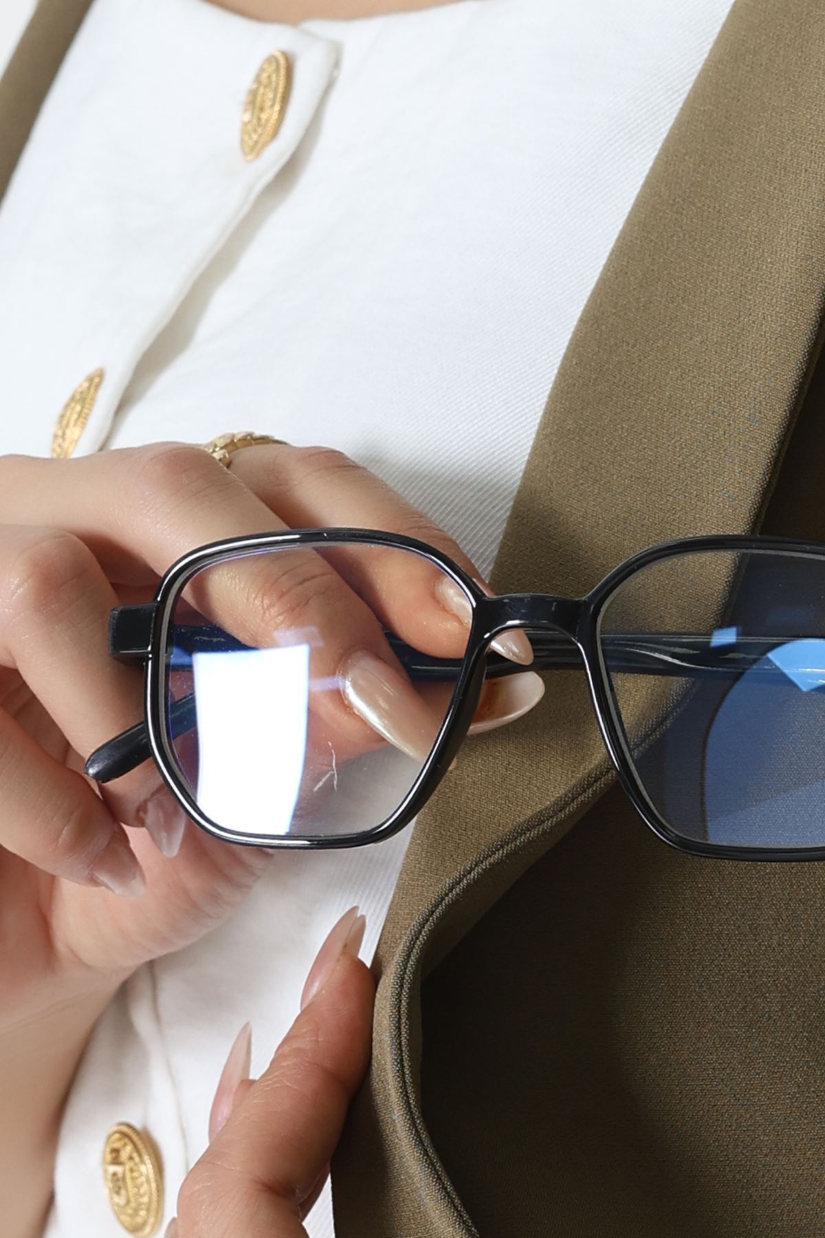 Mavi Işık Koruyucu Gözlük Siyah1 - 20010.1724.