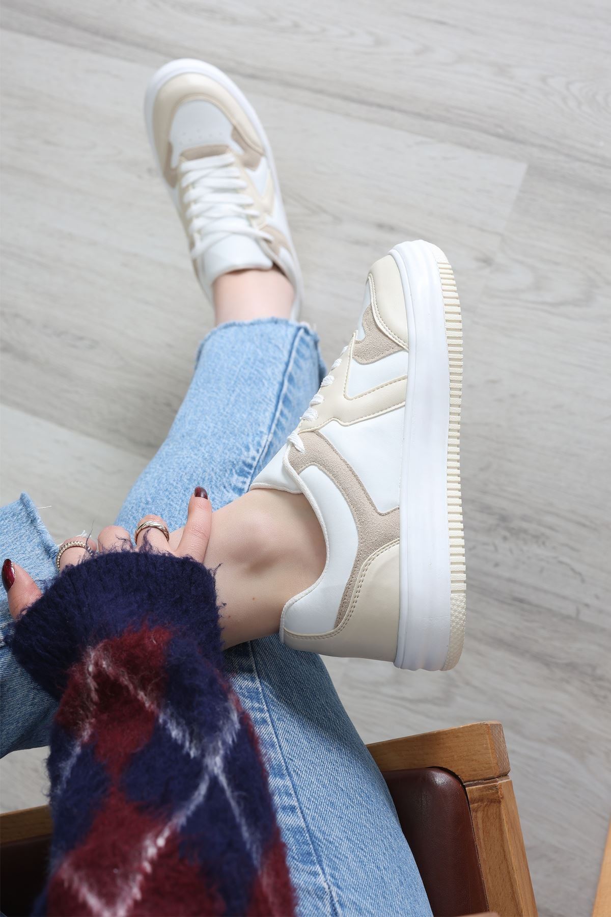 Spor Günlük Ayakkabı Beyazkrem - 31825.264.