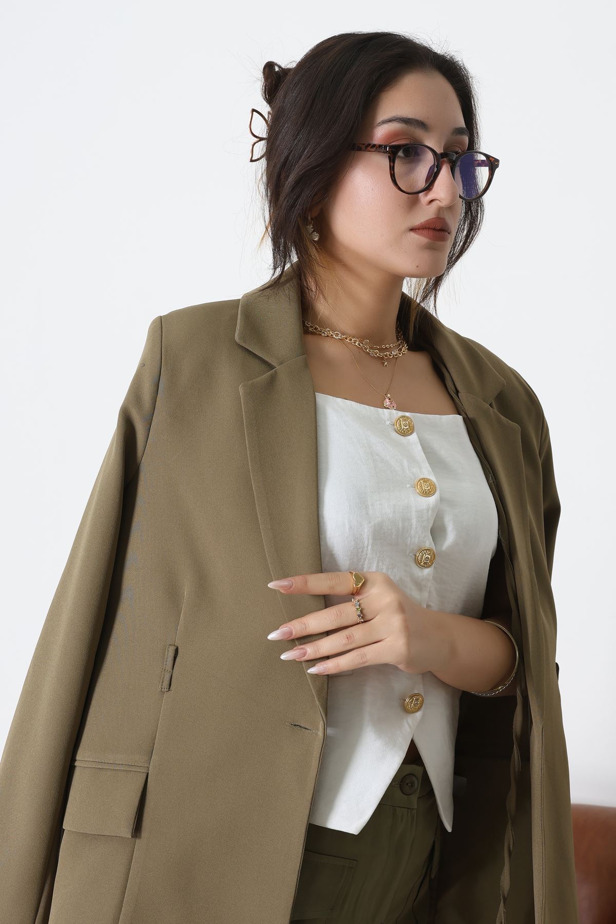 Mavi Işık Korumalı Ekran Gözlüğü Kahveleopar - 2328.1724.