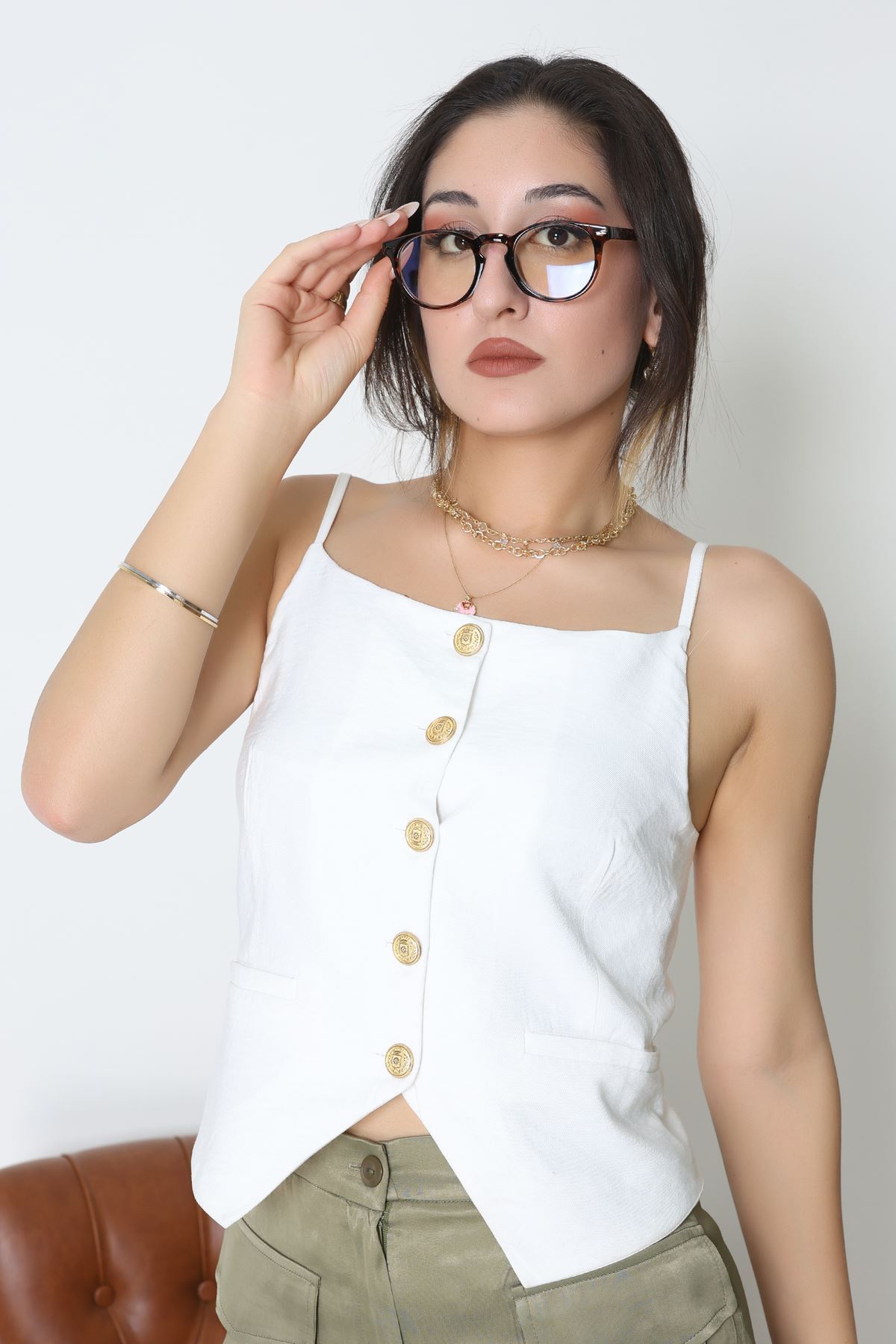 Mavi Işık Korumalı Ekran Gözlüğü Kahveleopar - 2328.1724.