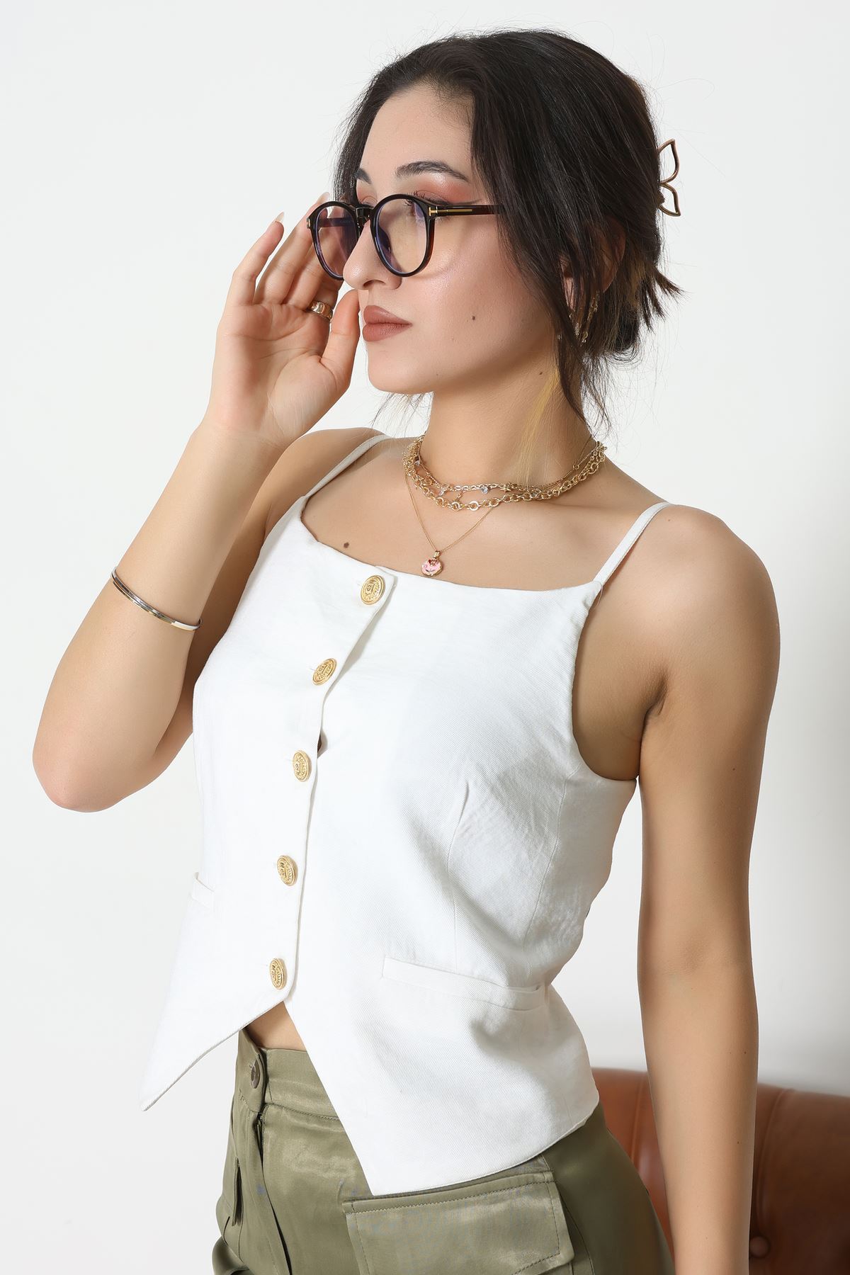 Mavi Işık Korumalı Ekran Gözlüğü Kahve - 2328.1724.