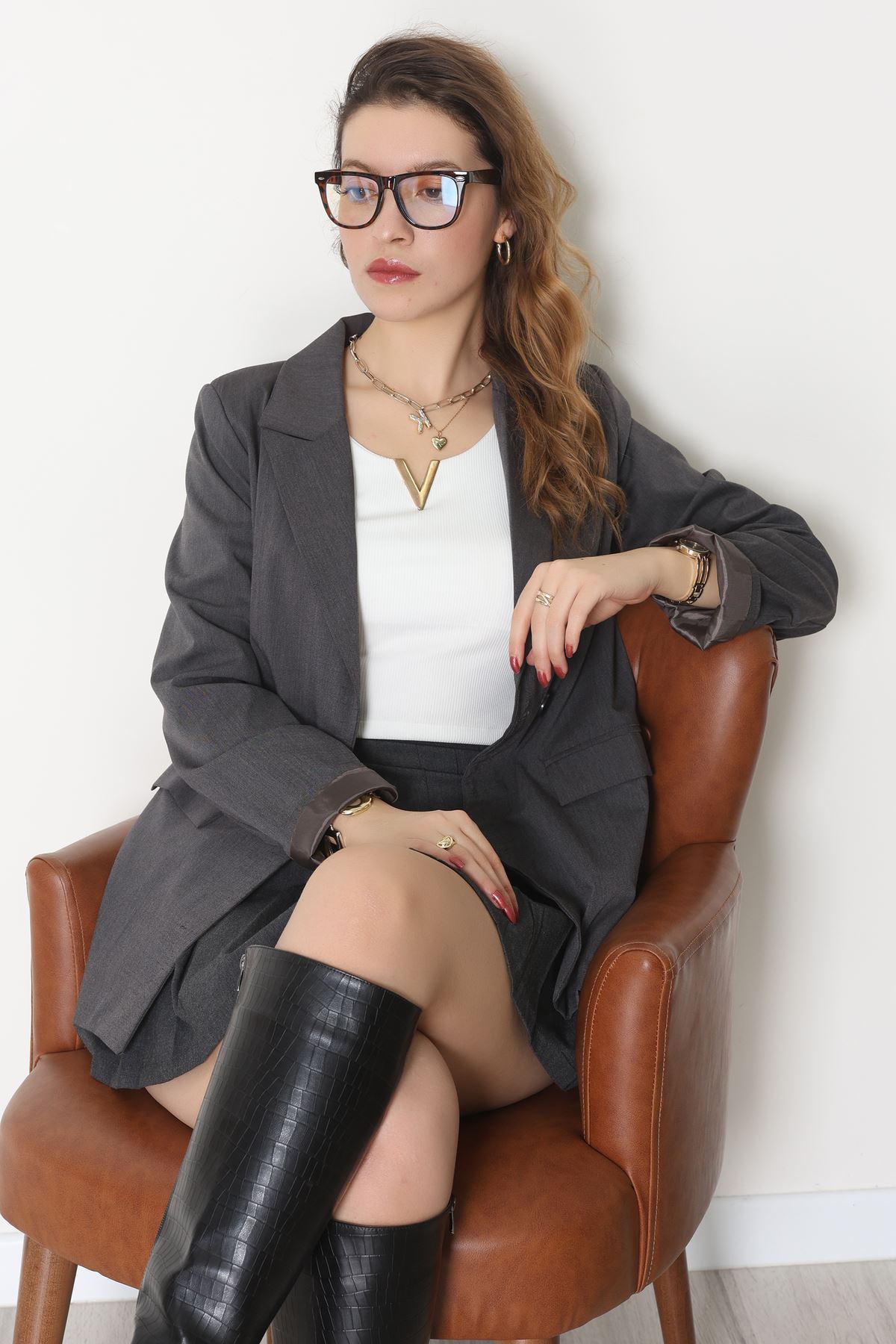 Mavi Işık Koruyucu Gözlük Leokahve - 21111.1724.